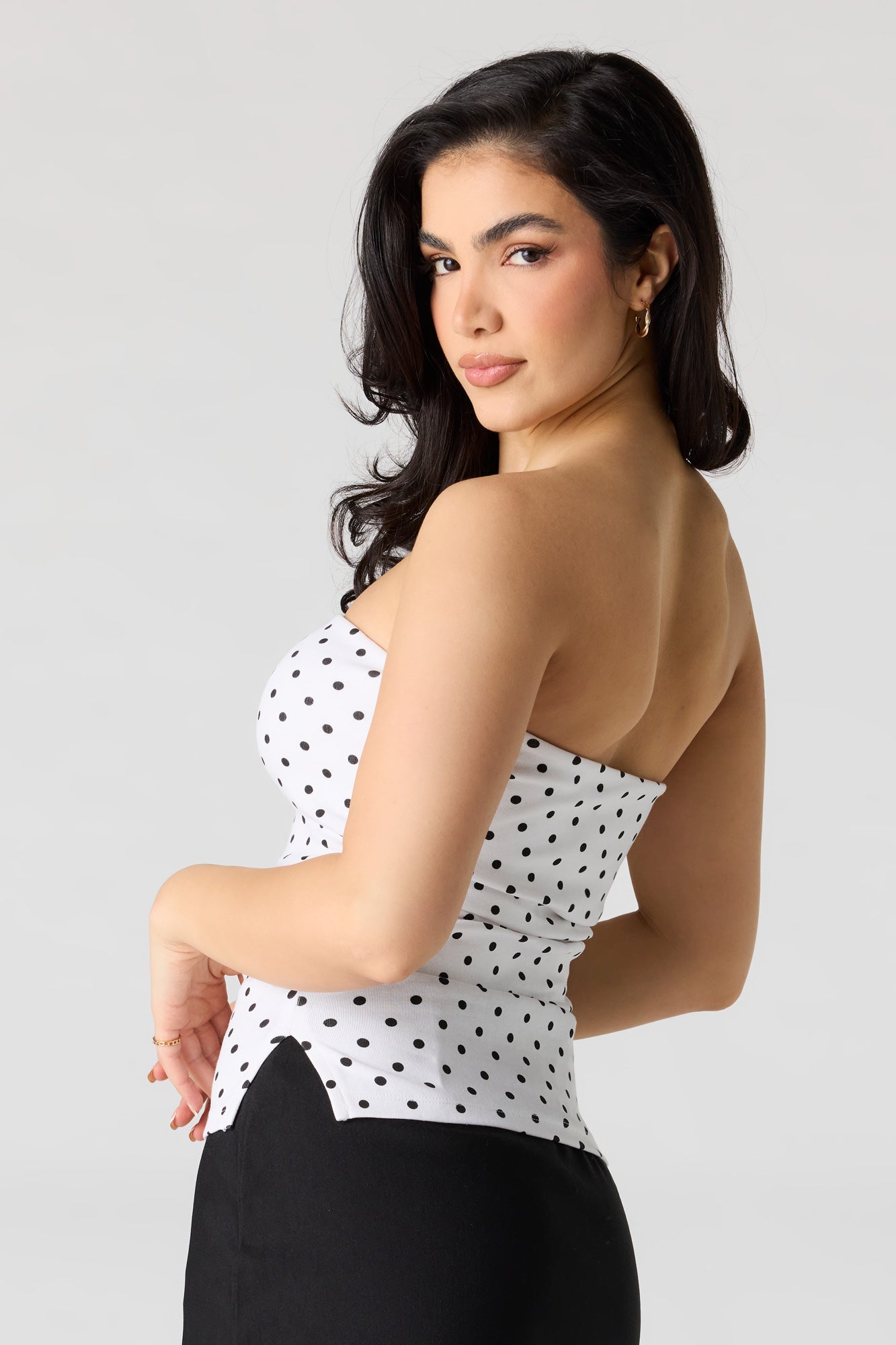 Side Cinched Tube Top