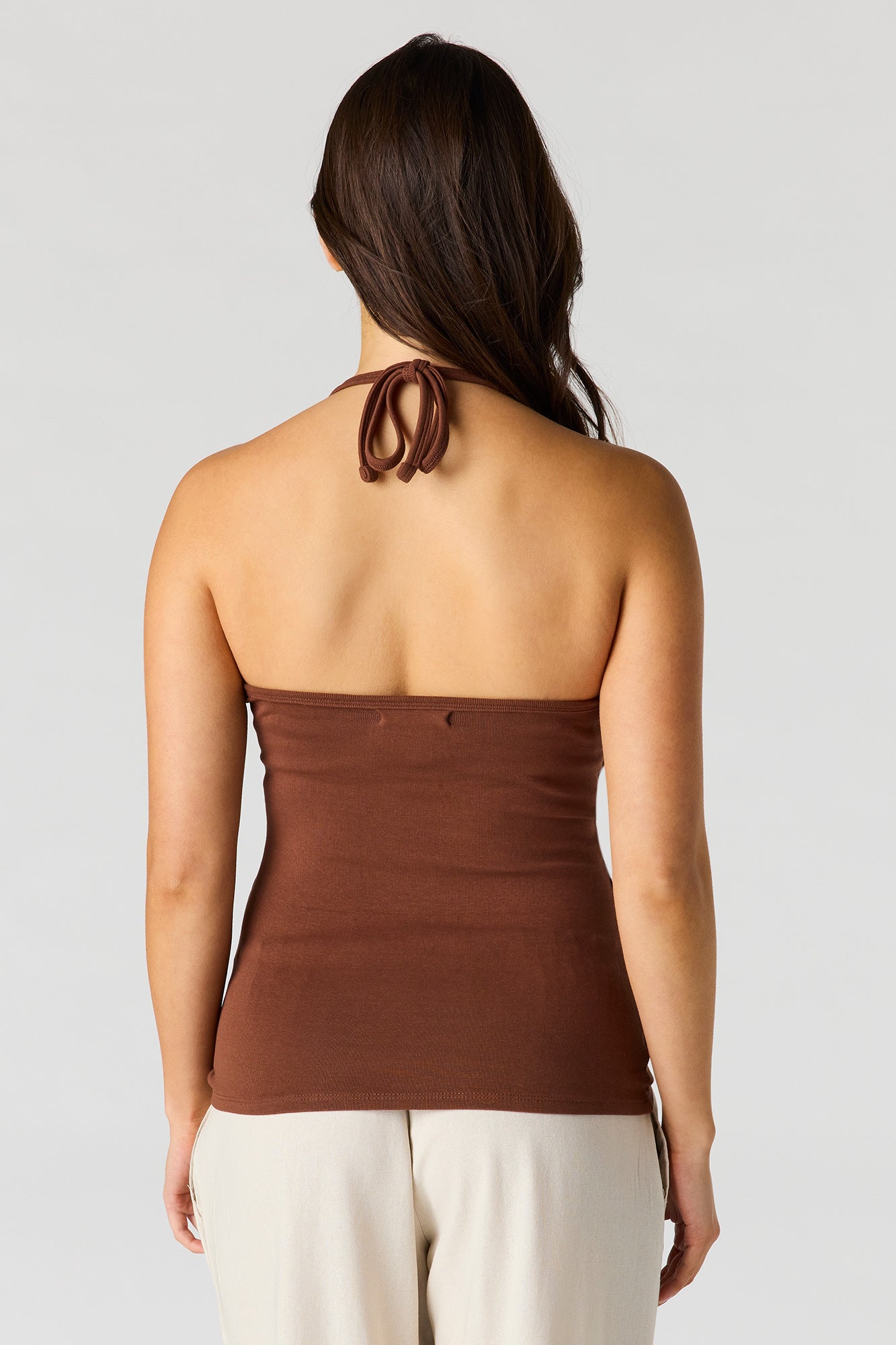 Ribbed Halter Top
