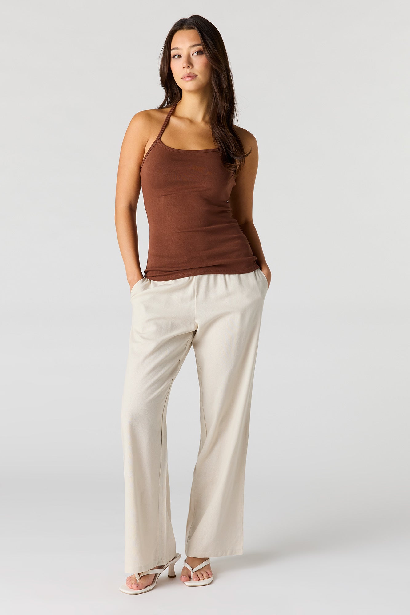 Ribbed Halter Top