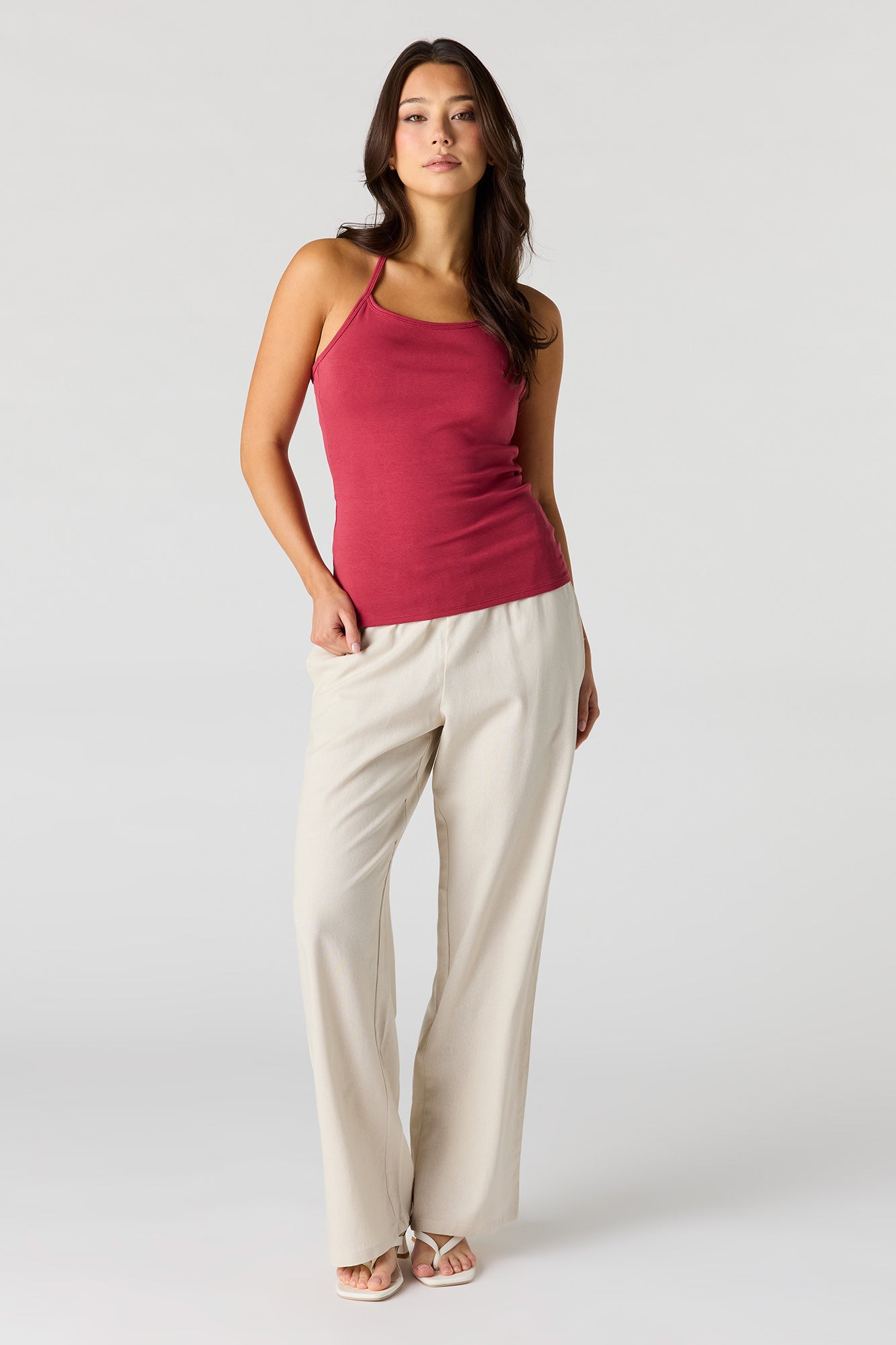 Ribbed Halter Top