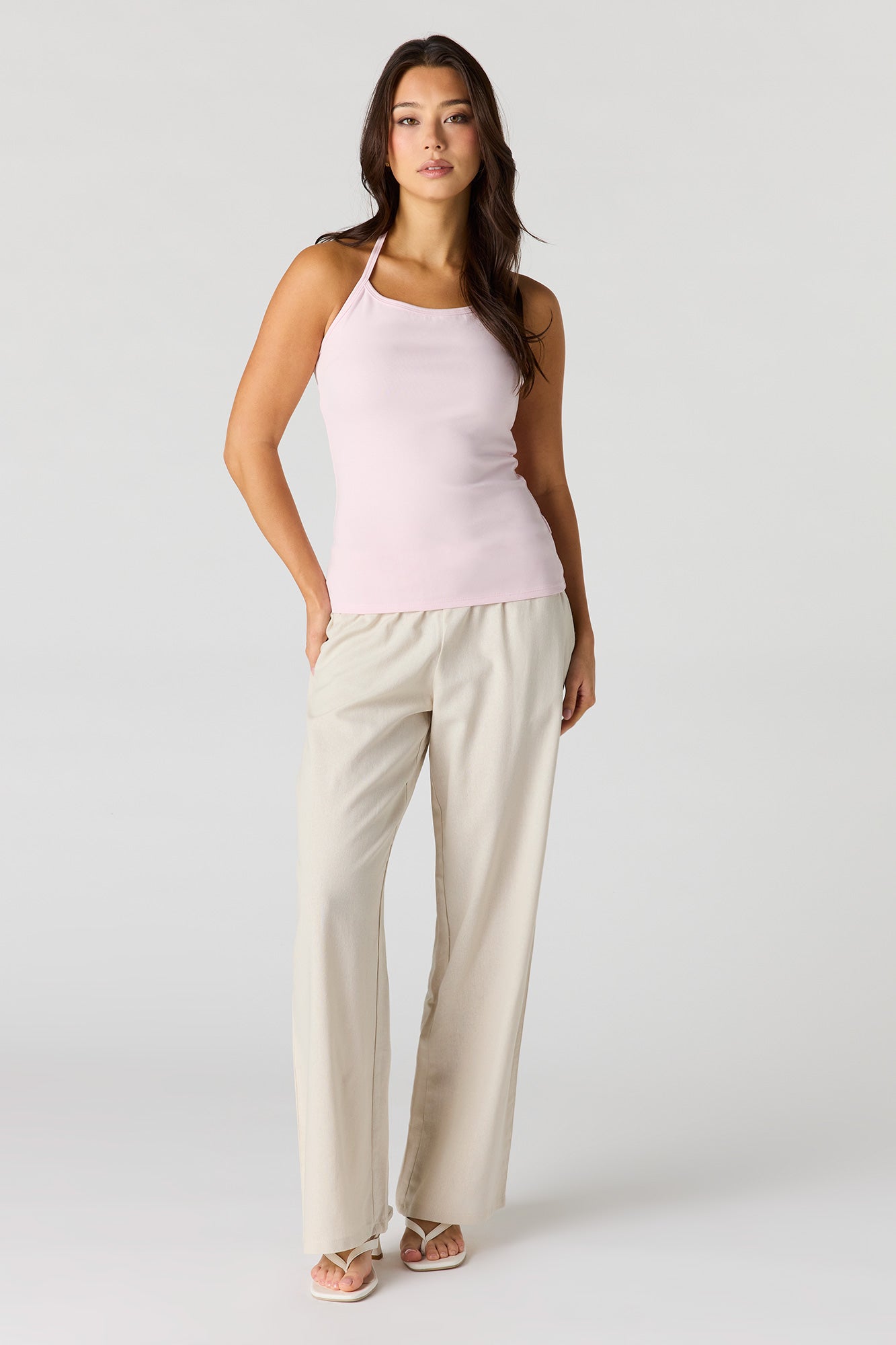 Ribbed Halter Top