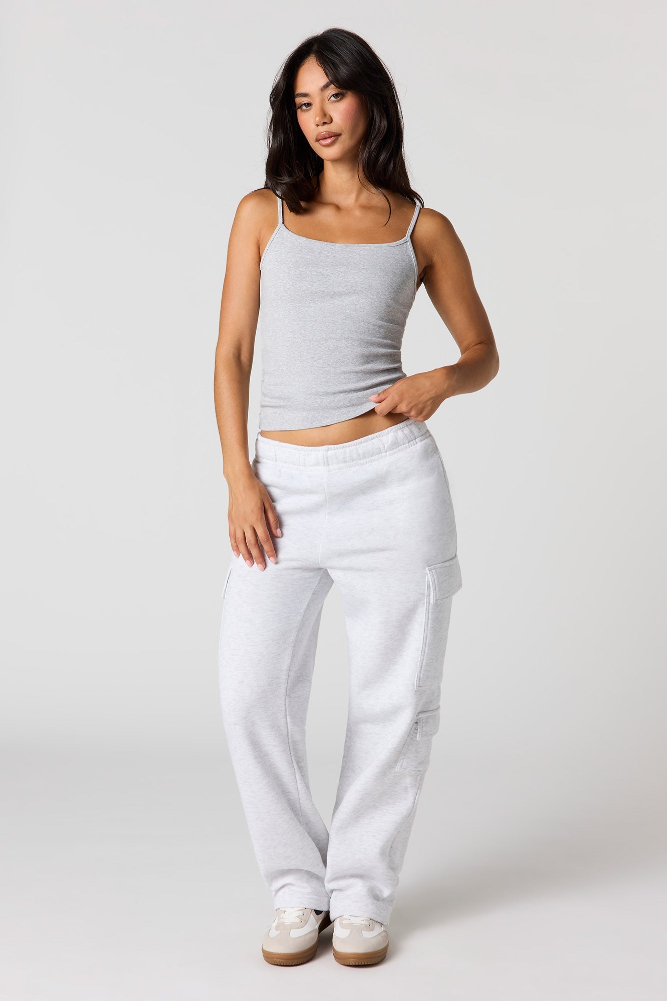 Ribbed Scoop Neck Cami