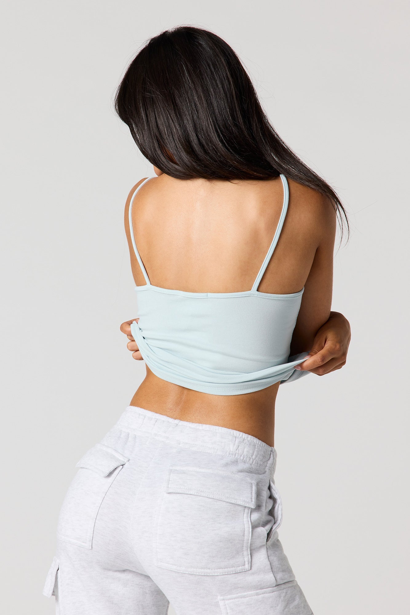 Ribbed Scoop Neck Cami