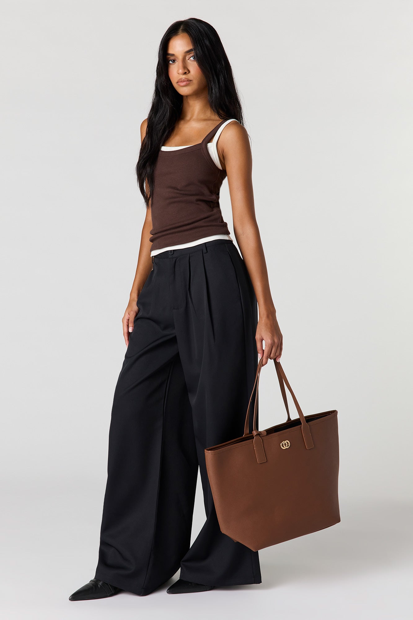 Ribbed Scoop Neck Tank