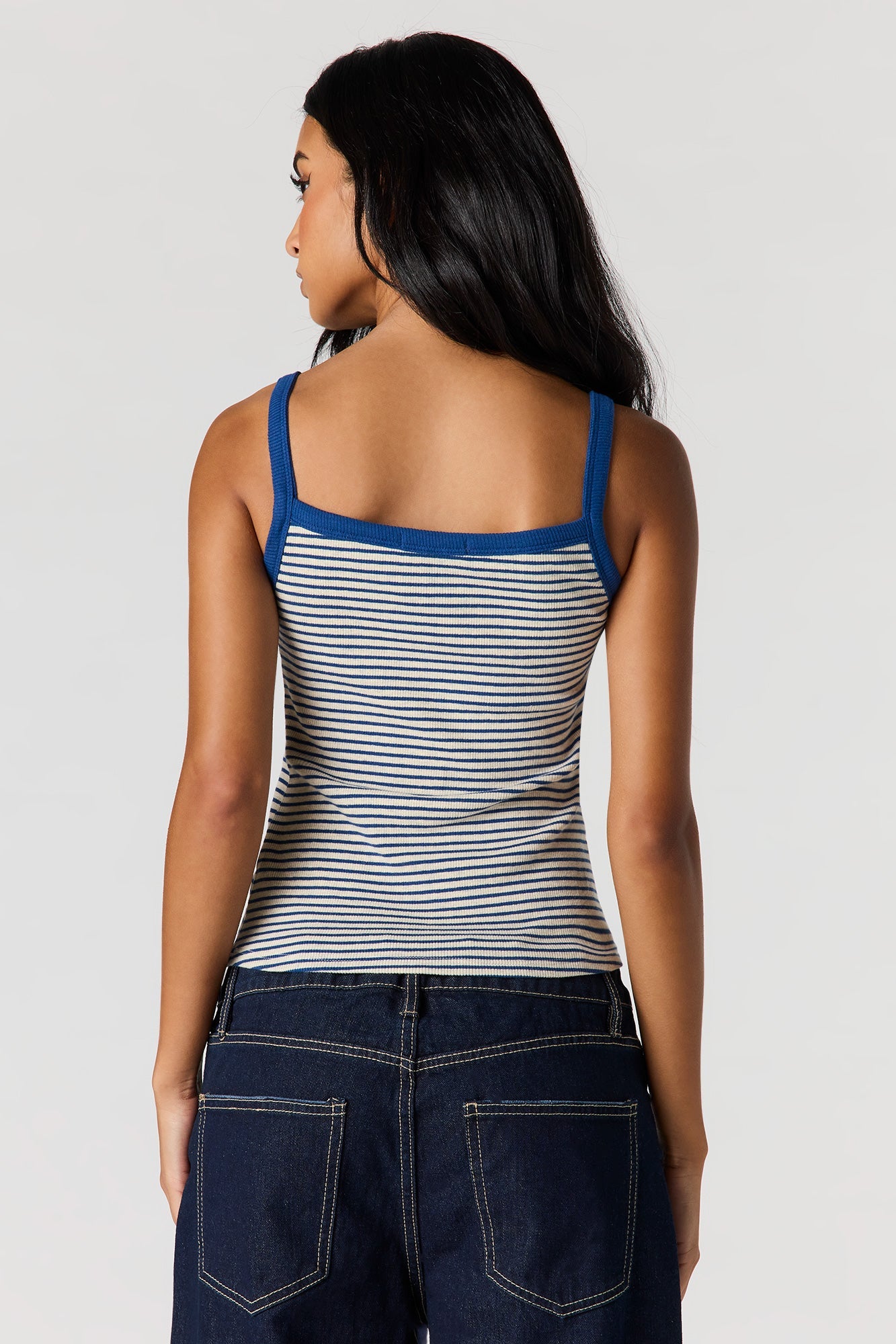Ribbed Scoop Neck Tank