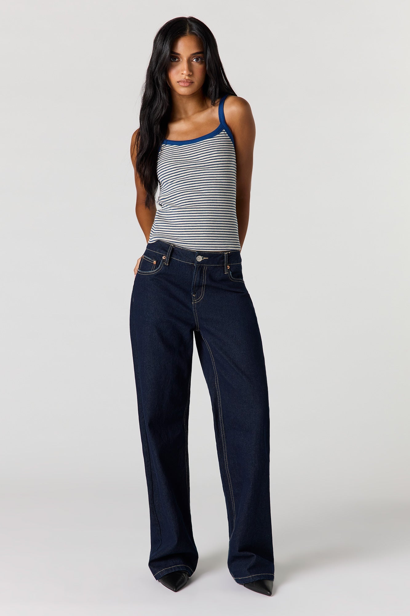 Ribbed Scoop Neck Tank