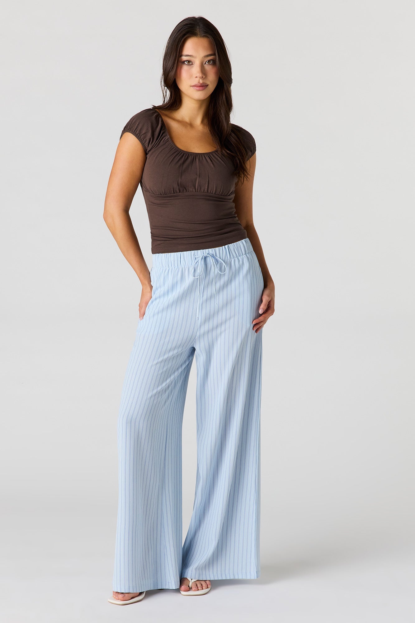 Scoop Neck Short Sleeve Top
