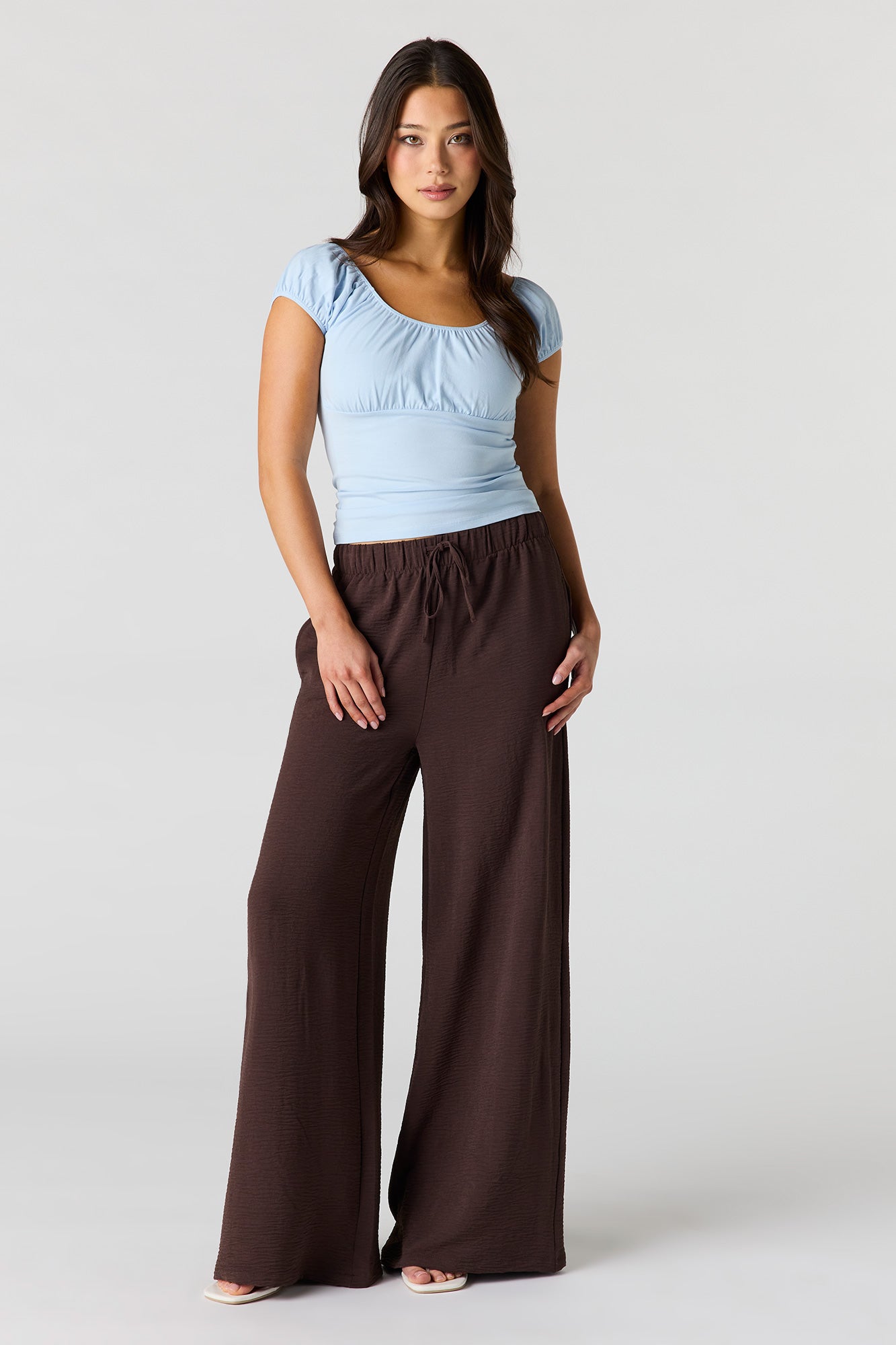Scoop Neck Short Sleeve Top