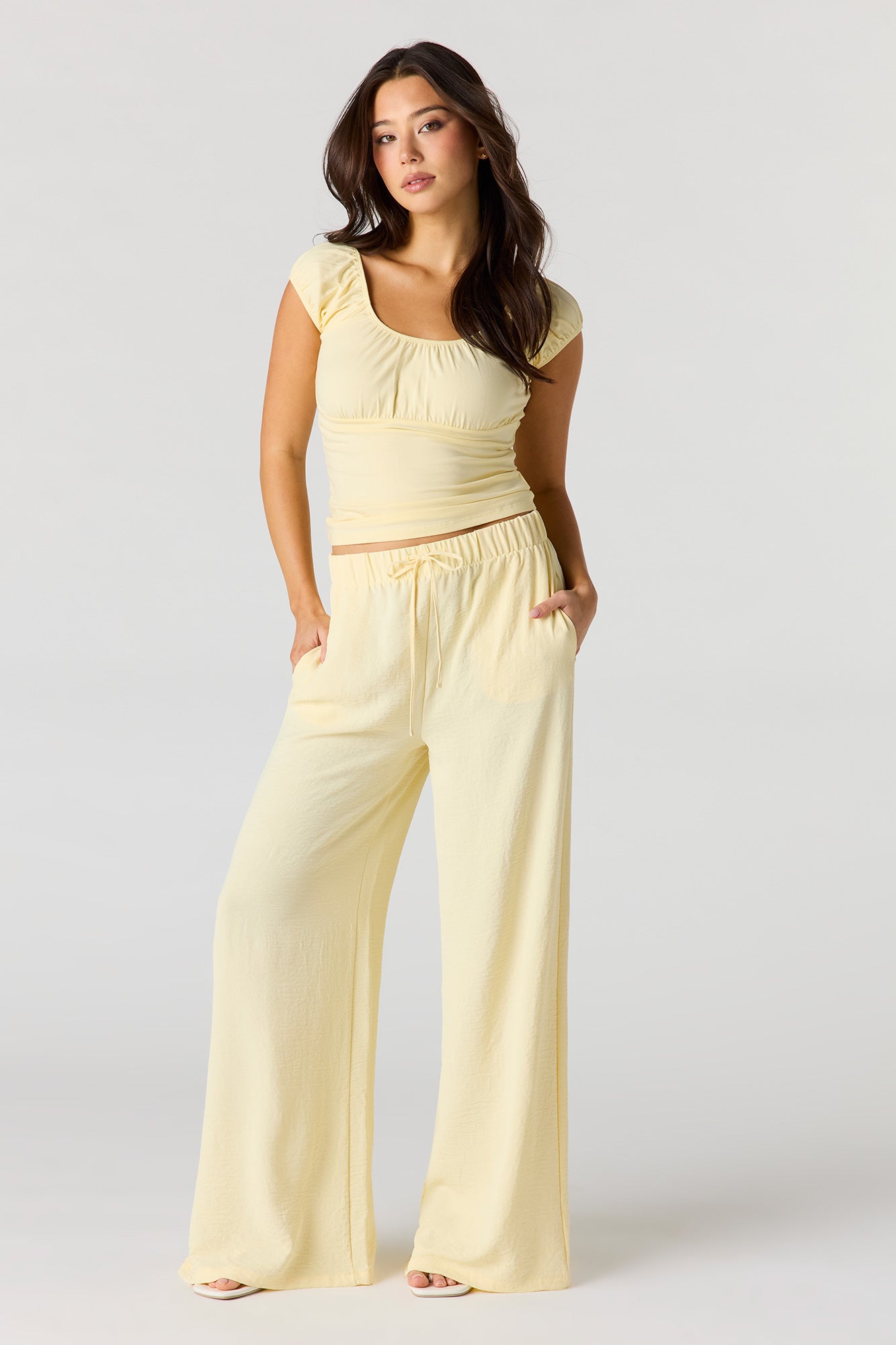 Scoop Neck Short Sleeve Top
