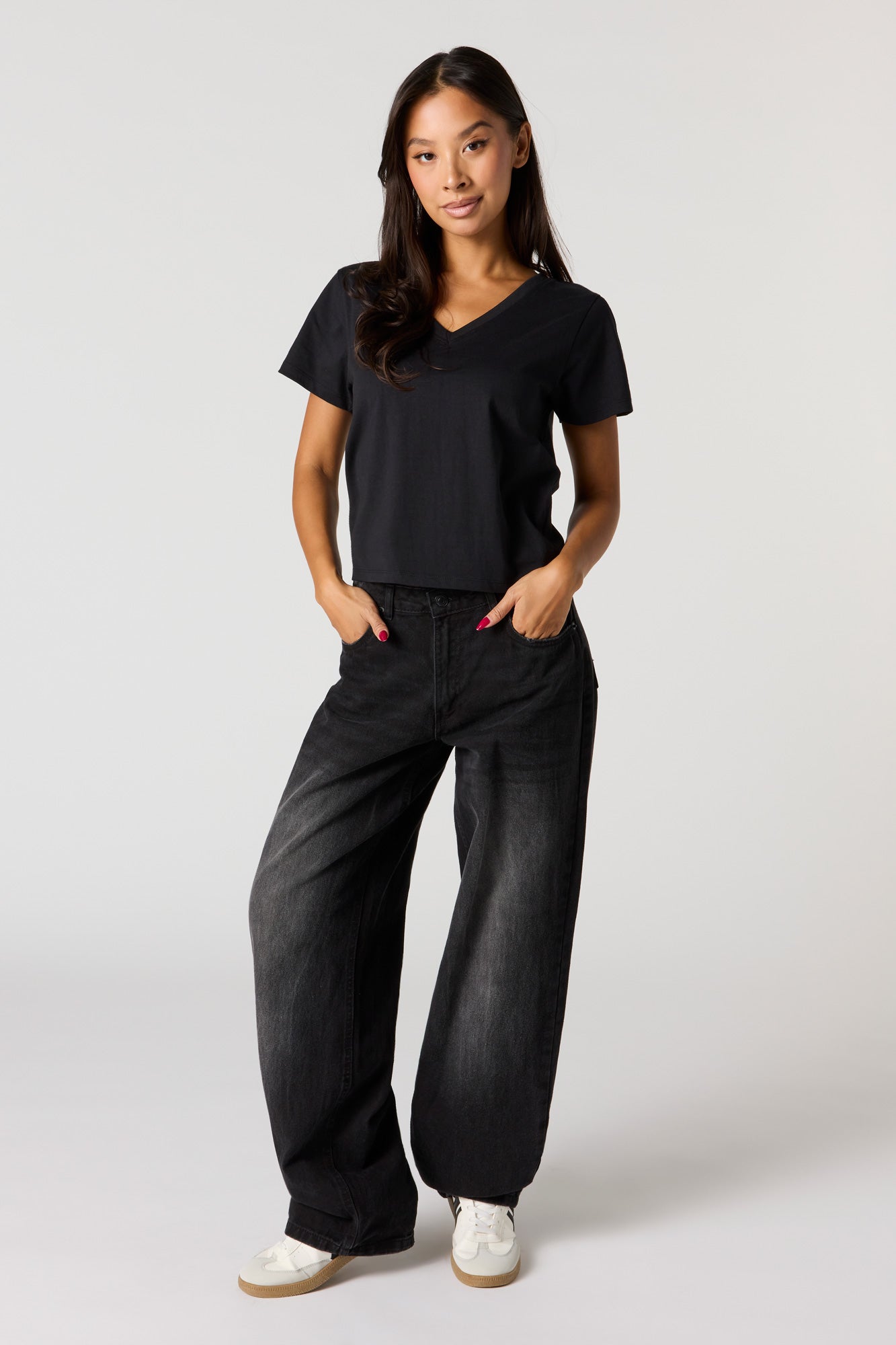 Relaxed V-Neck T-Shirt