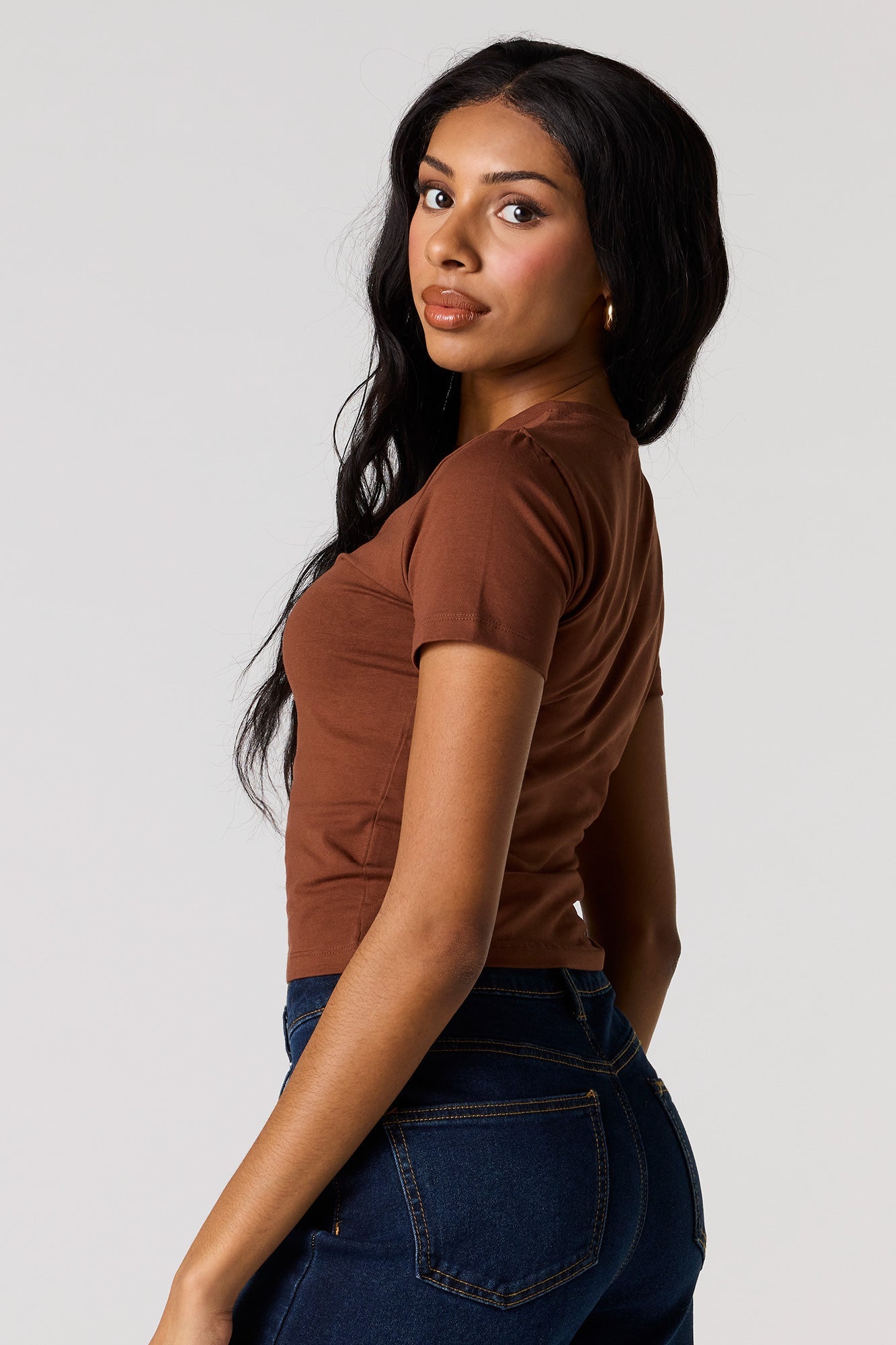Crew Neck Baby Tee
