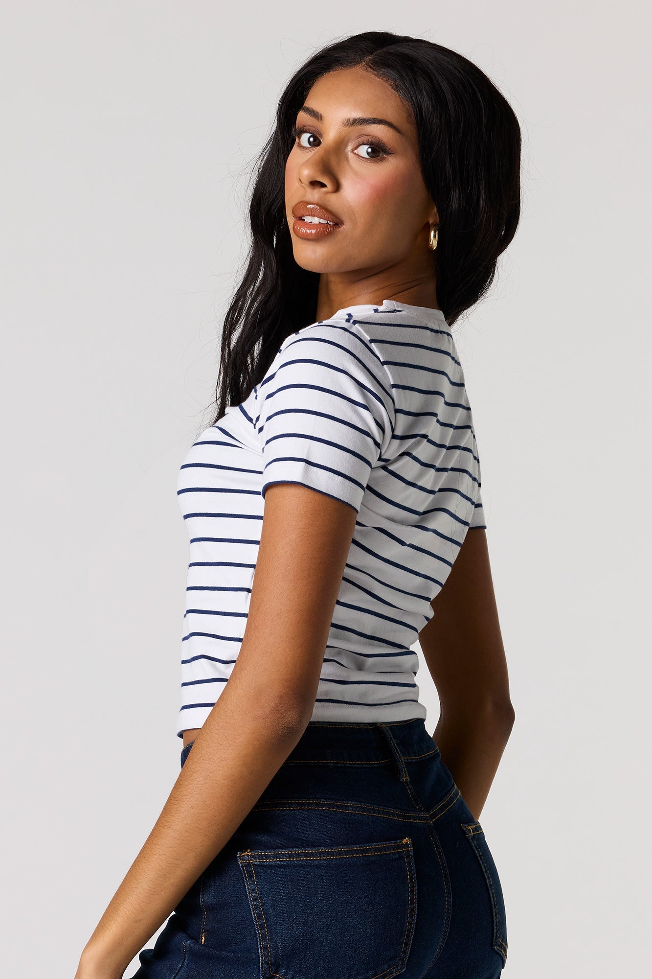 Crew Neck Baby Tee