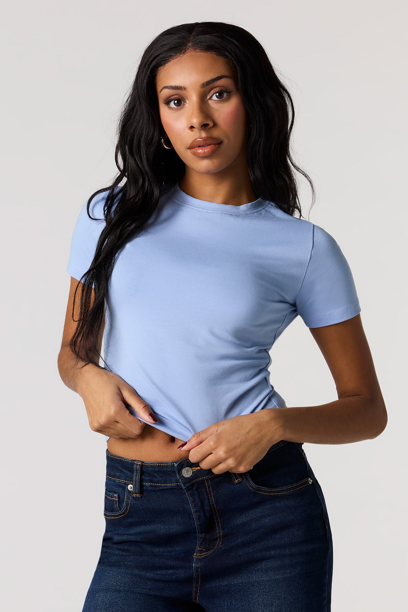 Crew Neck Baby Tee