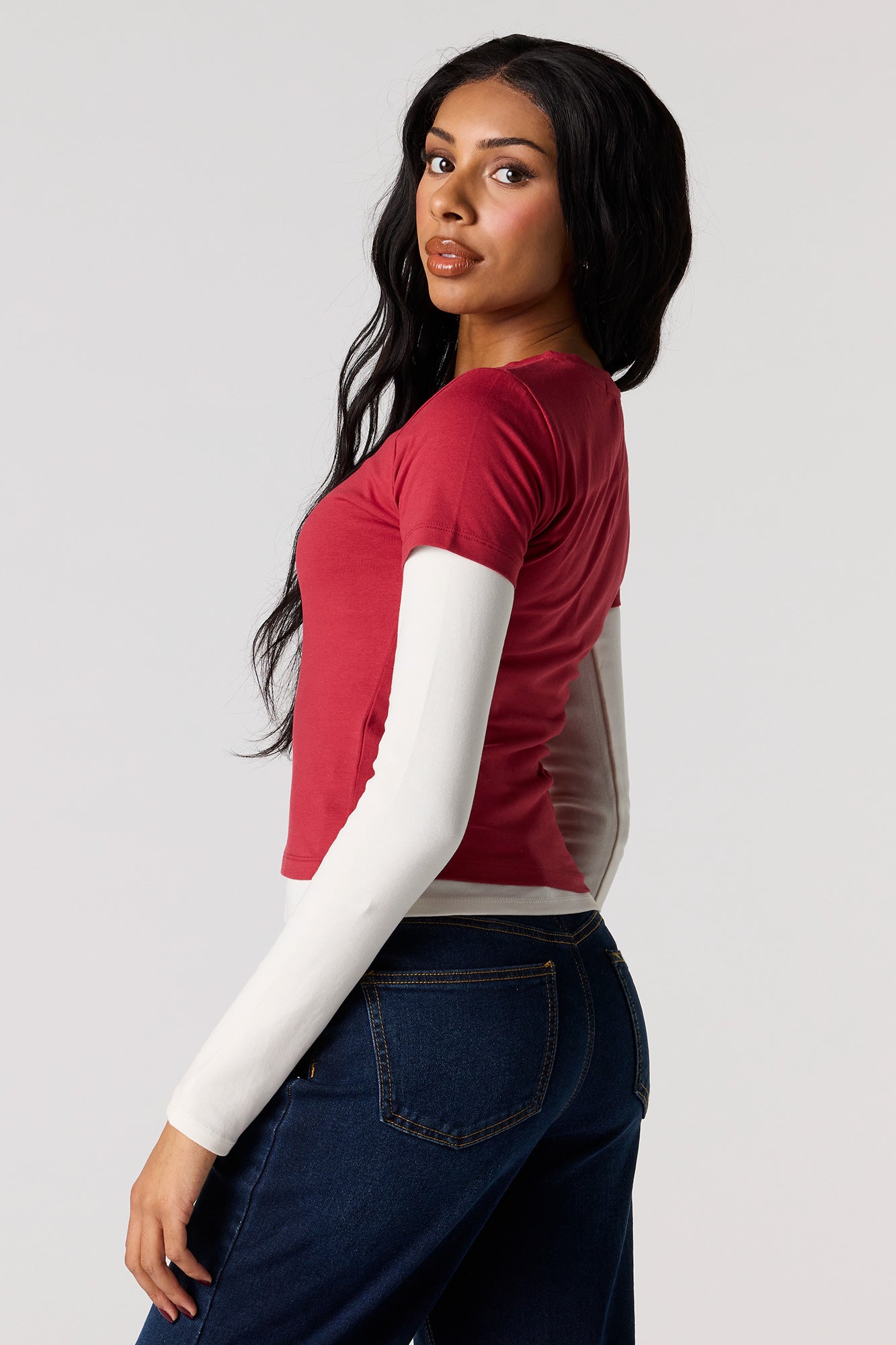 Crew Neck Baby Tee