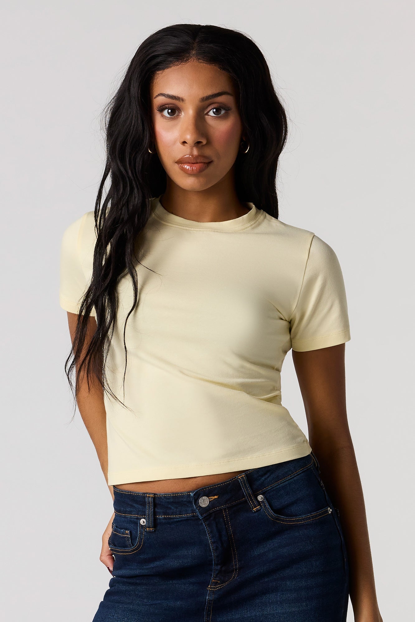 Crew Neck Baby Tee