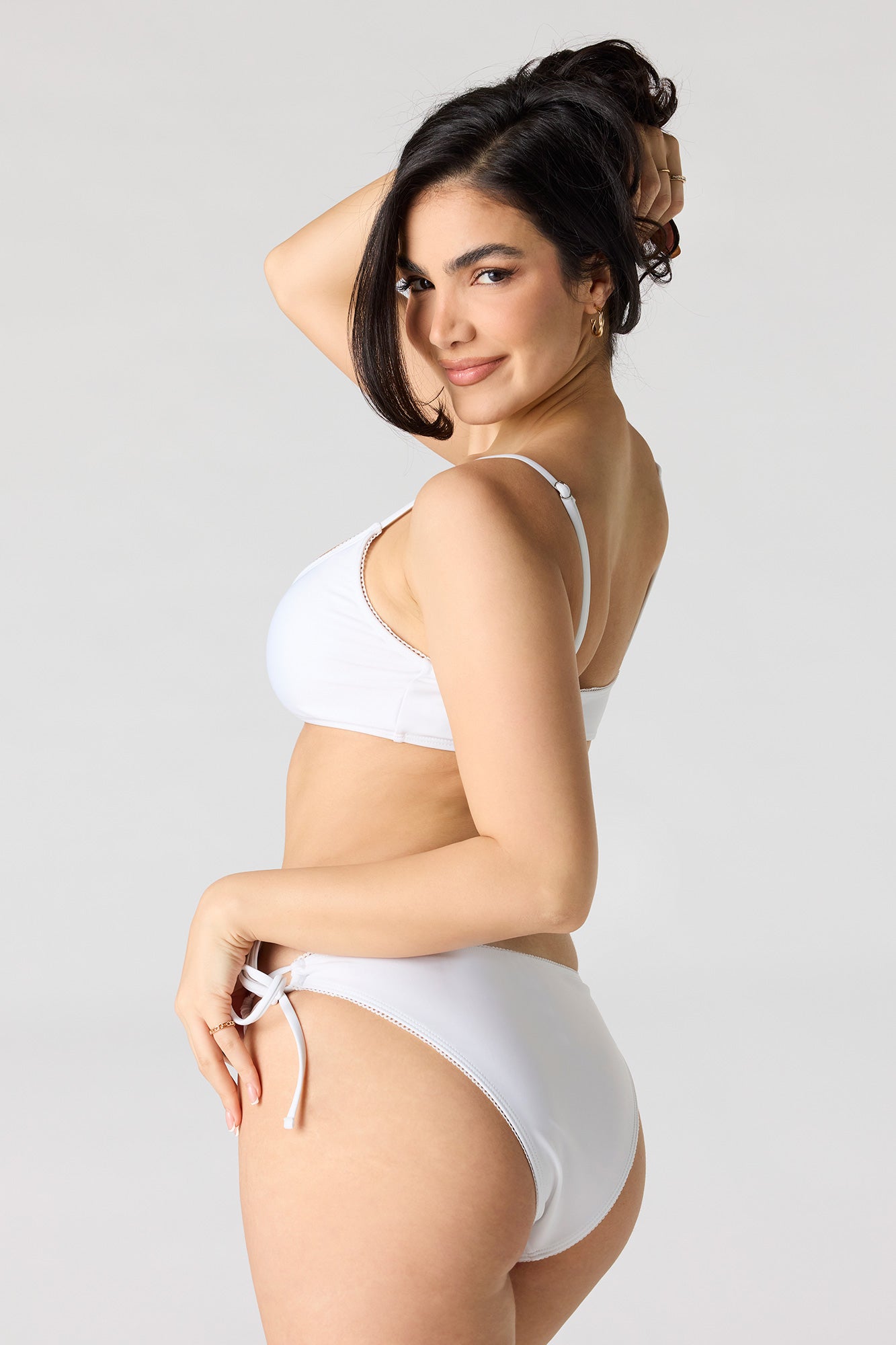 Picot Trim Bikini Bottom