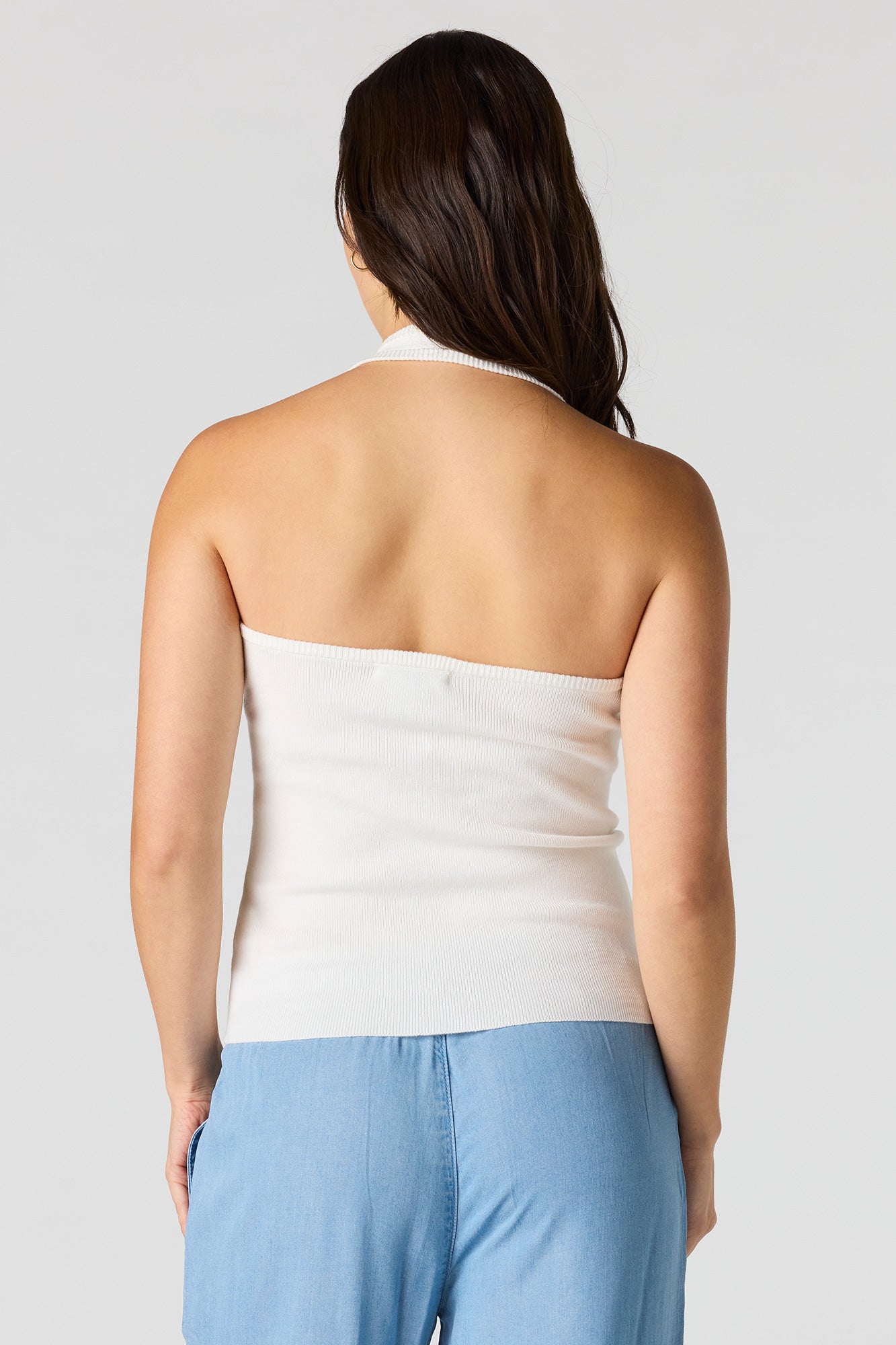 Ribbed Halter Top