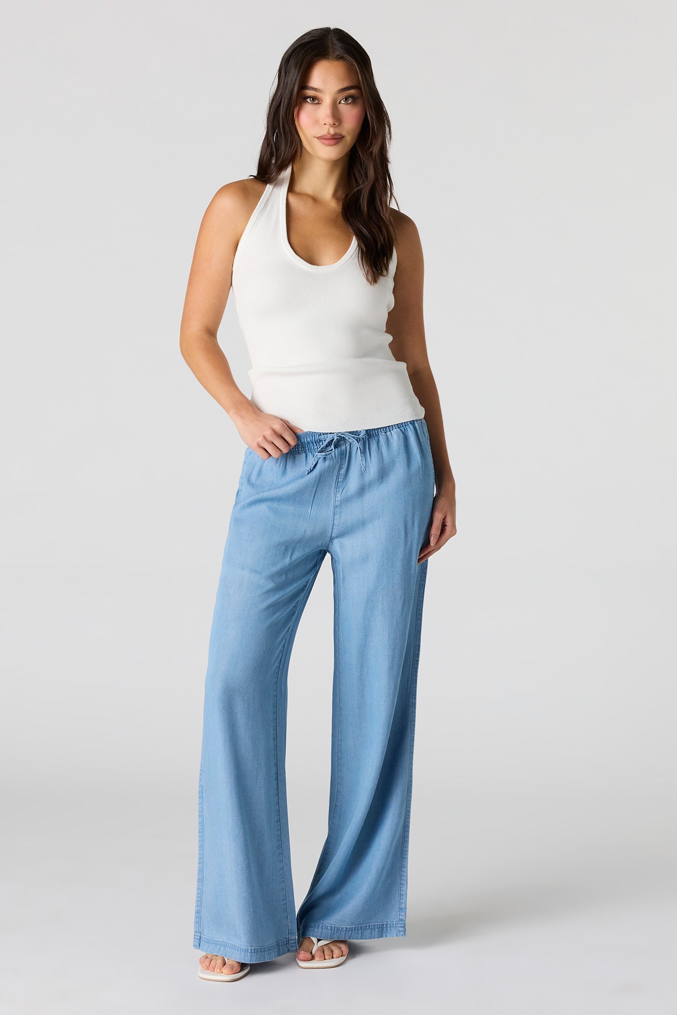 Ribbed Halter Top