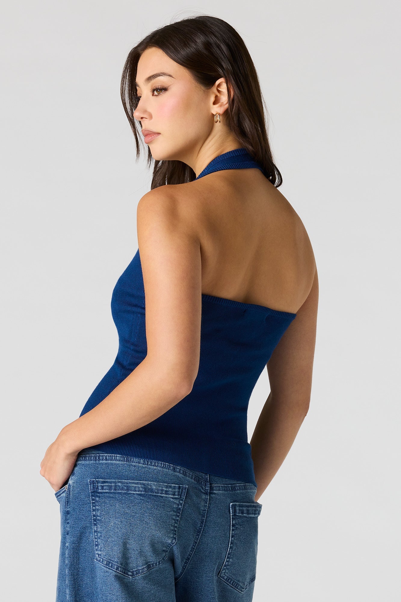 Ribbed Halter Top
