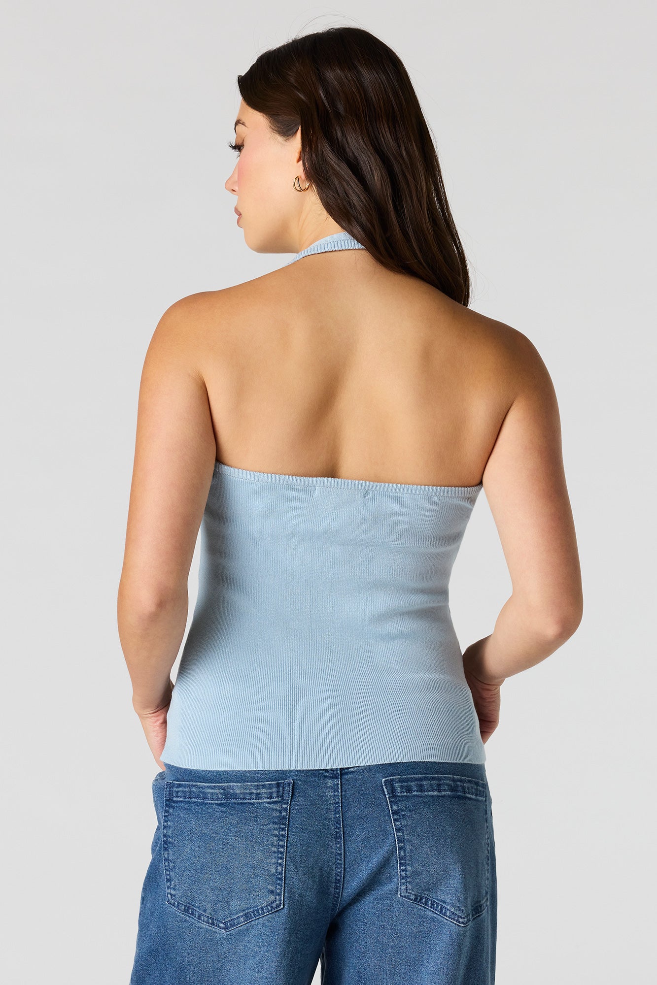 Ribbed Halter Top