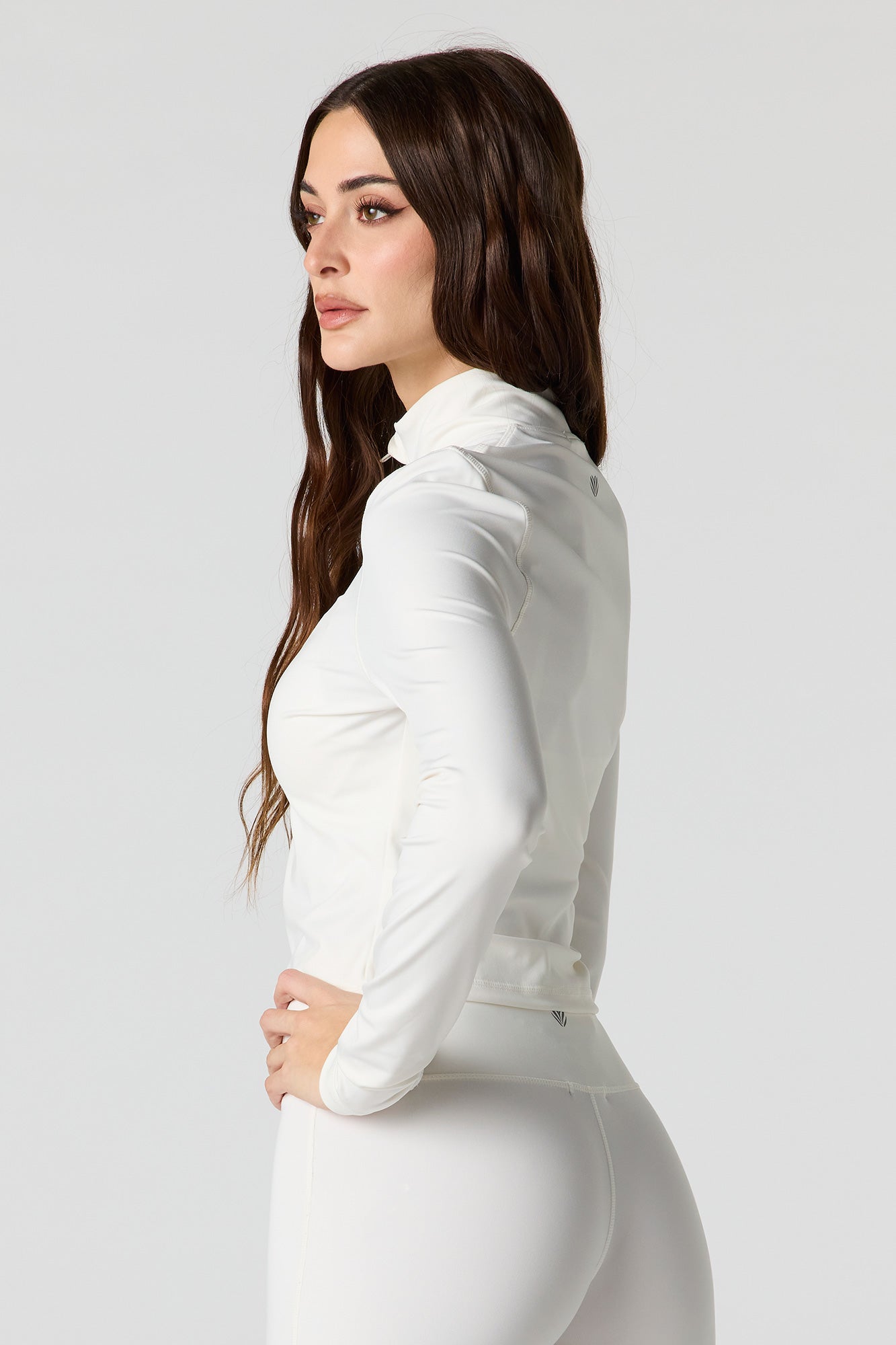 Active Cropped Zip-Up Jacket