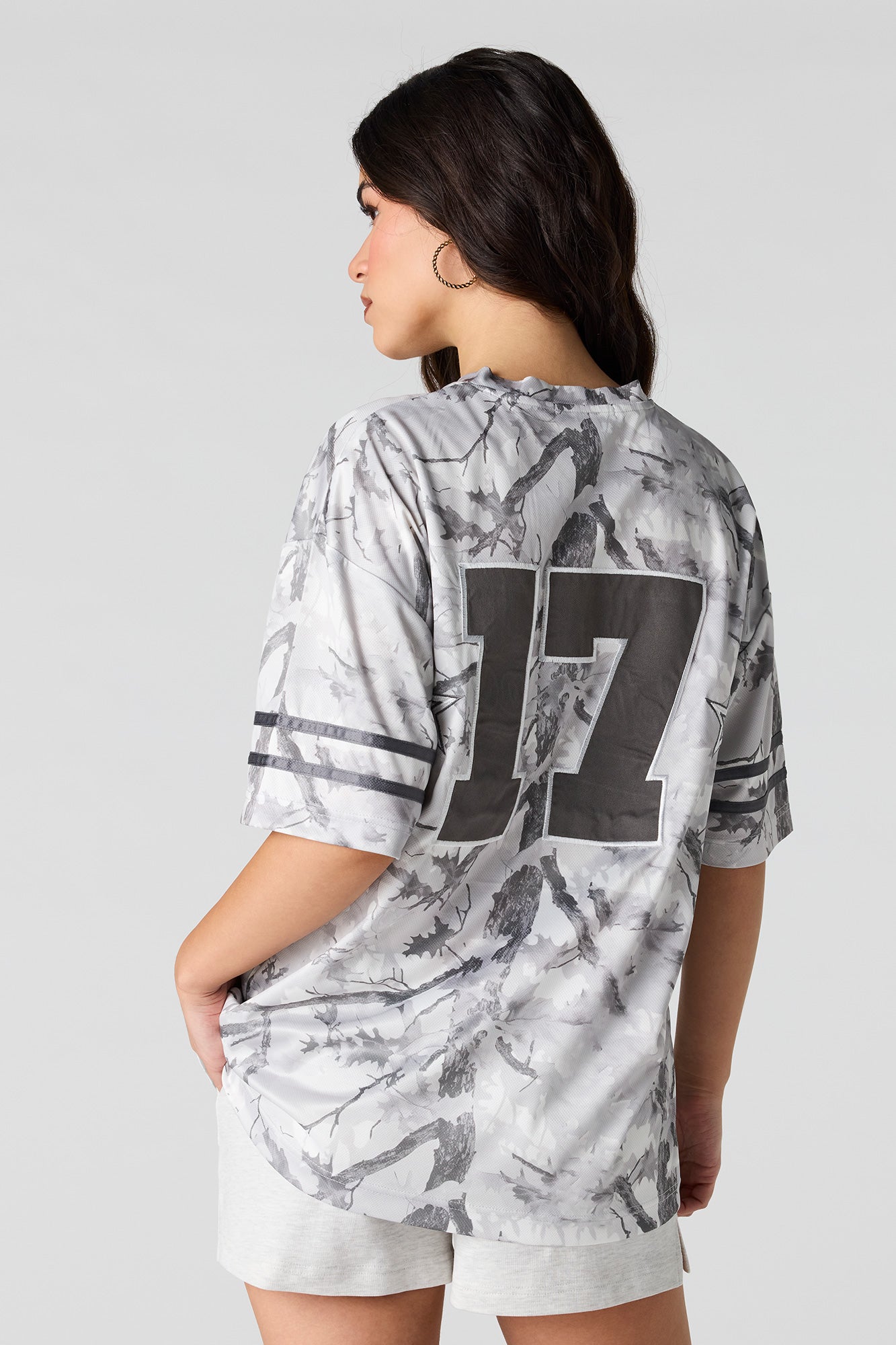 Graphic Mesh Camo Jersey