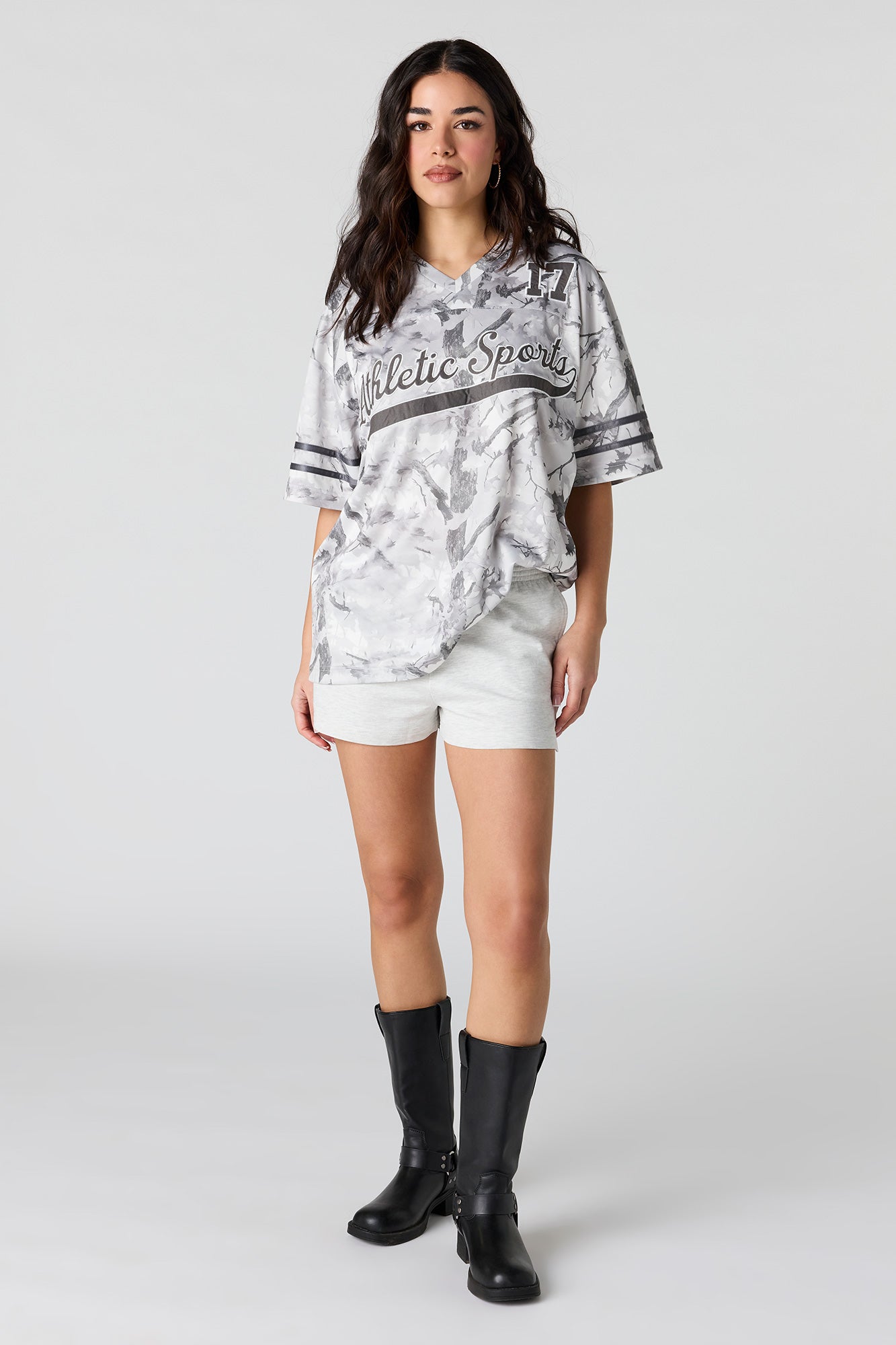 Graphic Mesh Camo Jersey