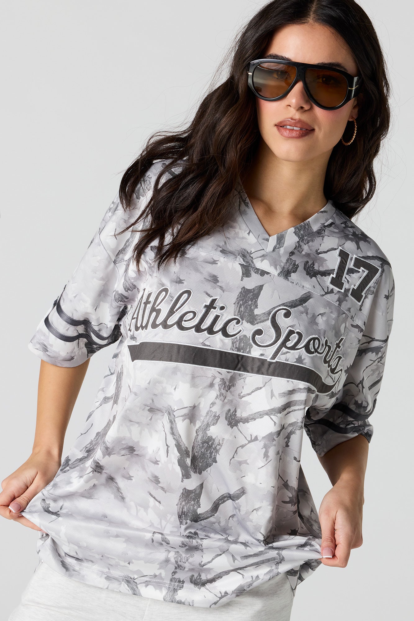 Graphic Mesh Camo Jersey