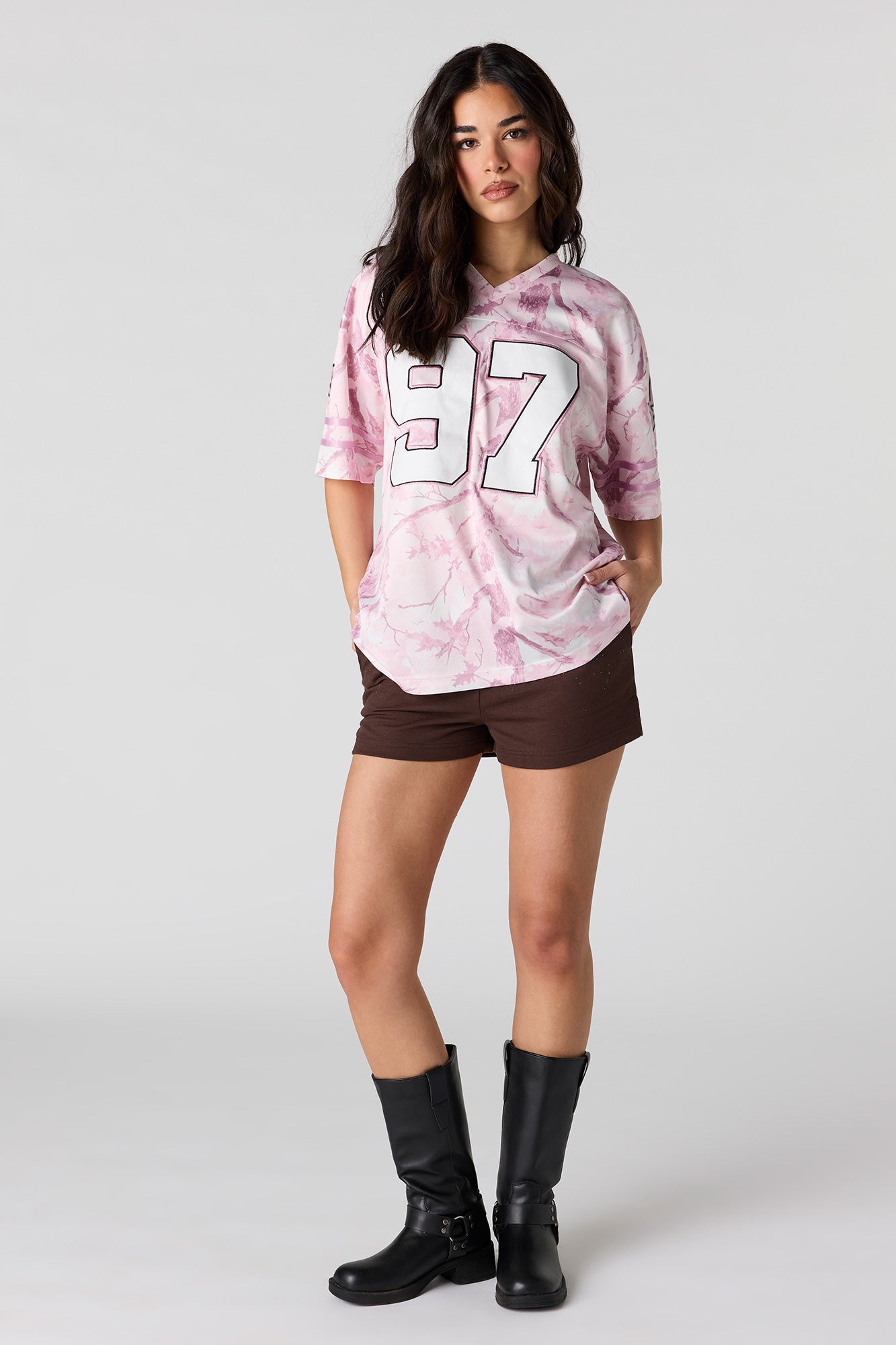 Graphic Mesh Camo Jersey