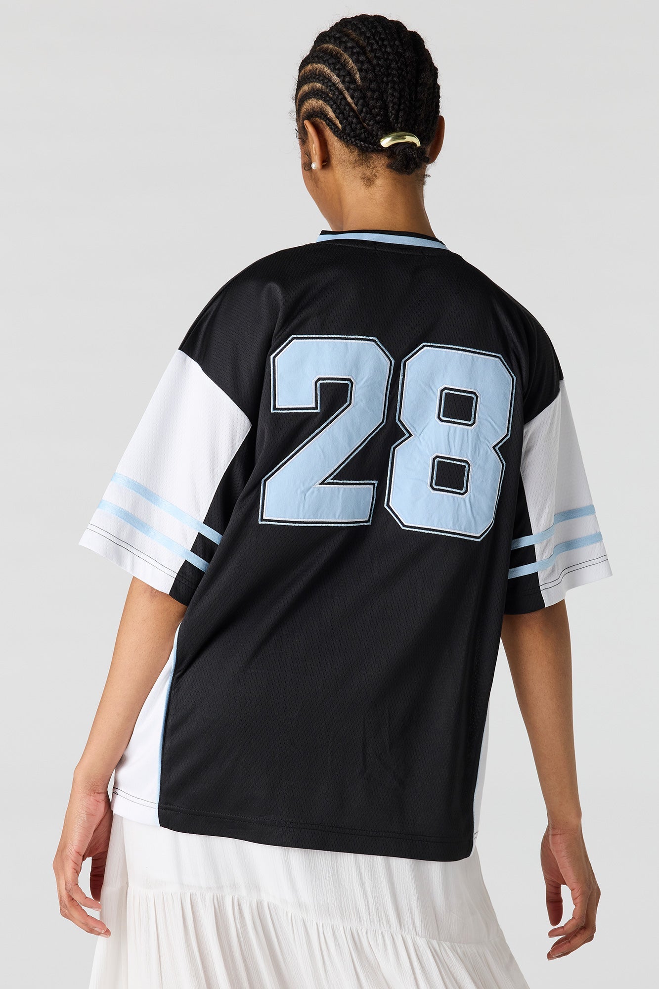 Colourblock Graphic Jersey Top