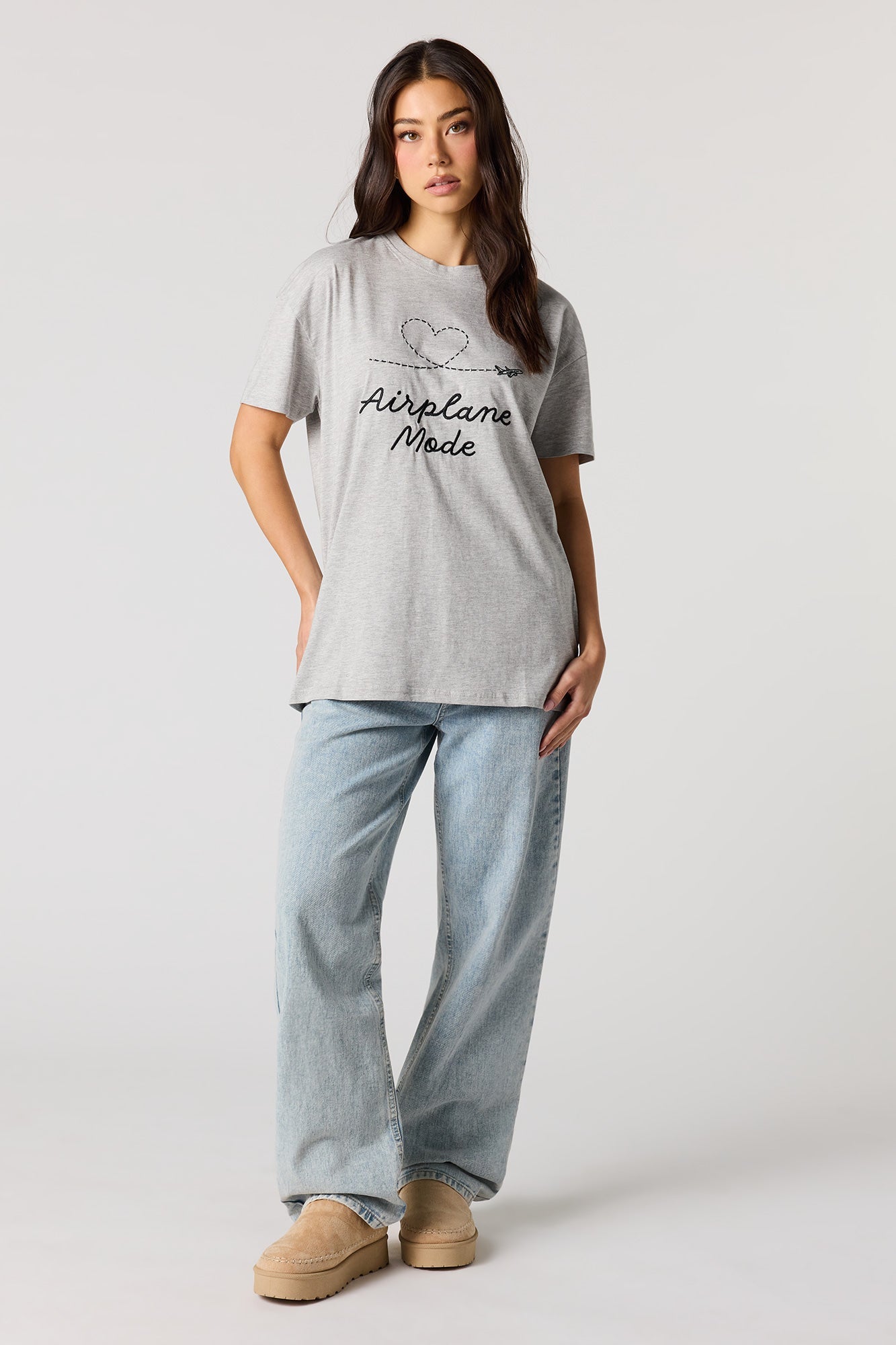 Embroidered Oversized T-Shirt