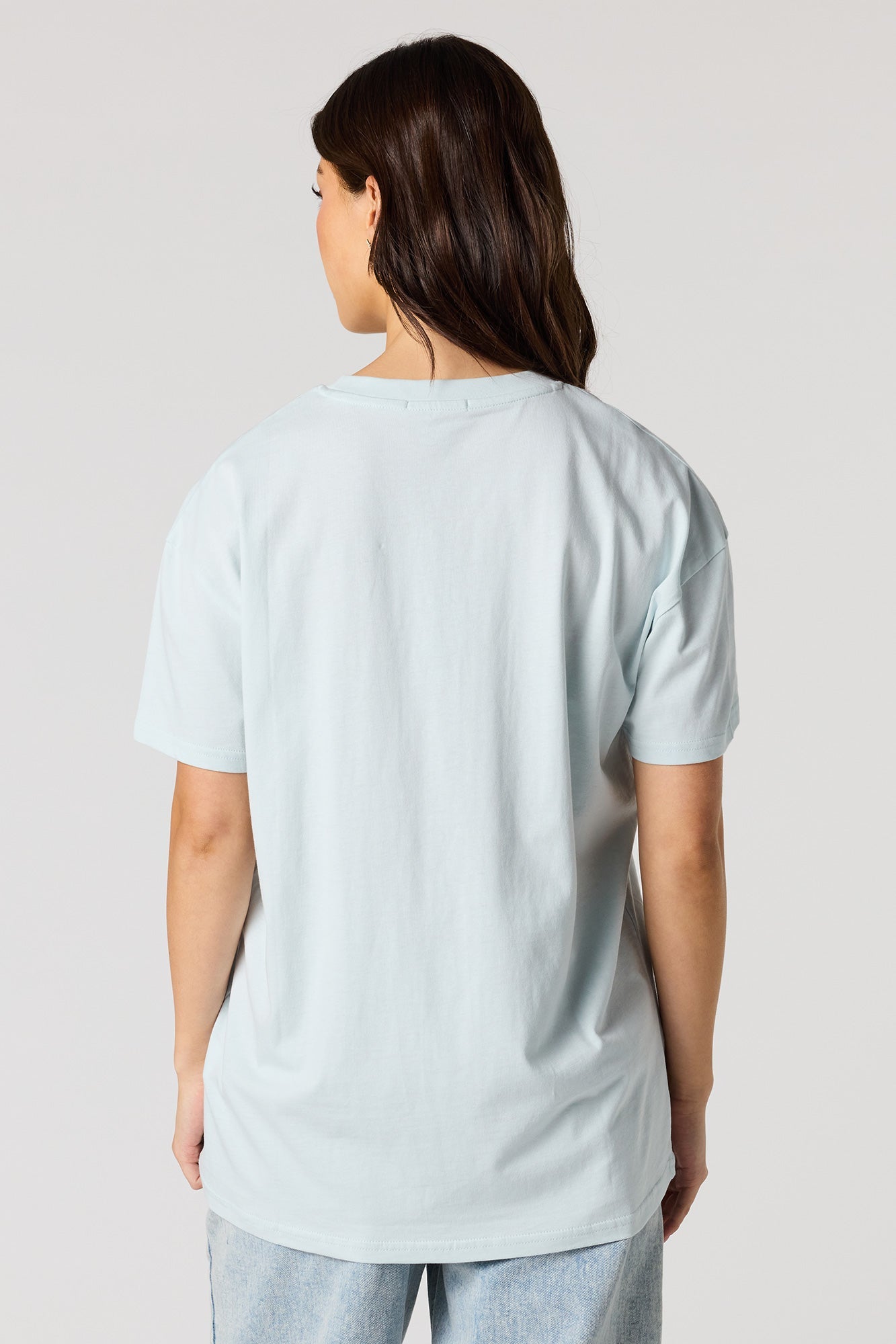 18 Twill Embroidered Oversized T-Shirt