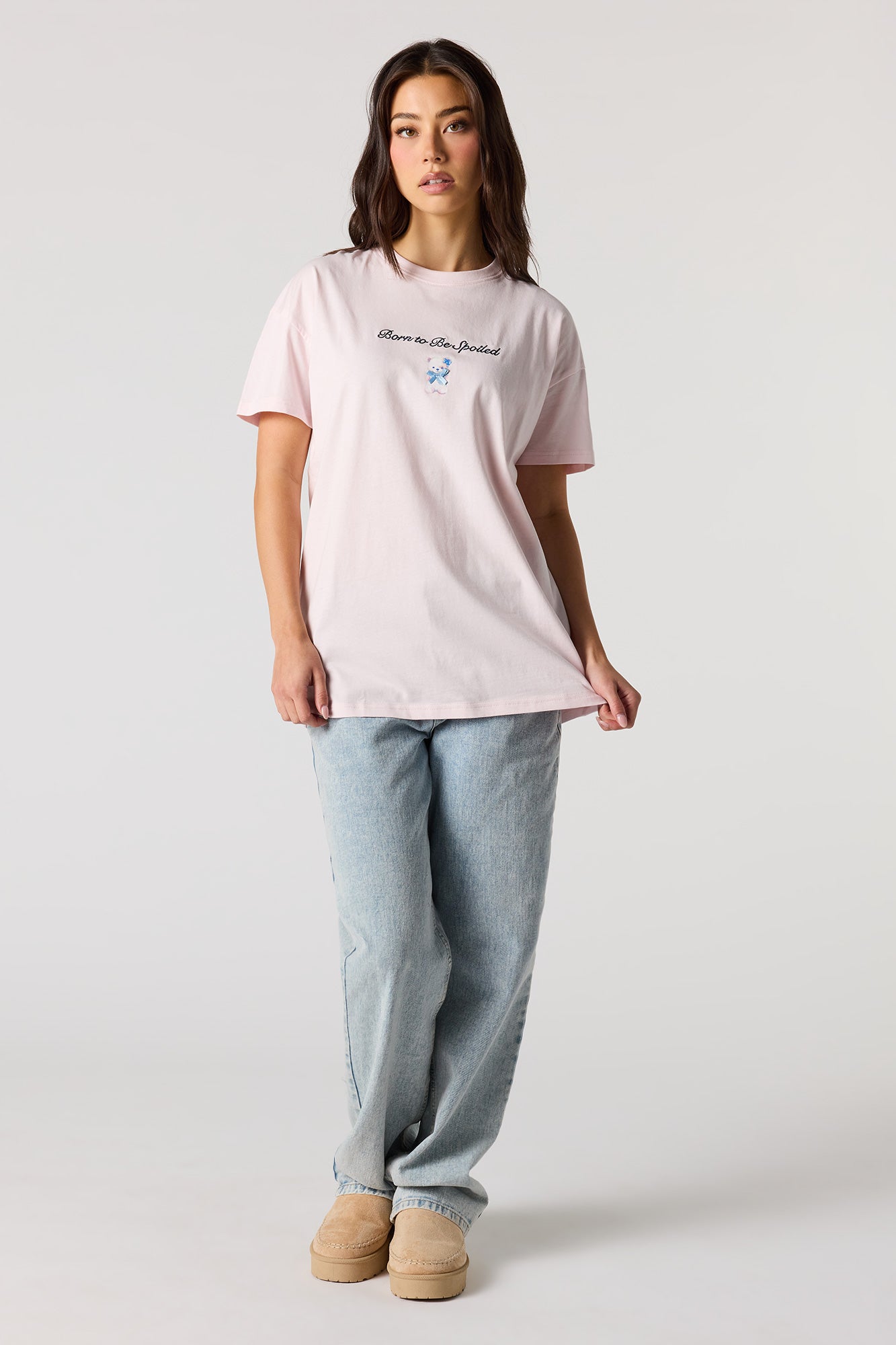 Embroidered Oversized T-Shirt