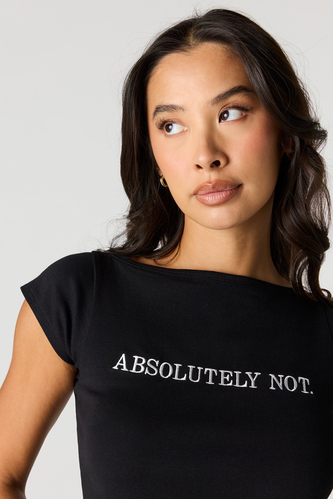 Graphic Boatneck T-Shirt