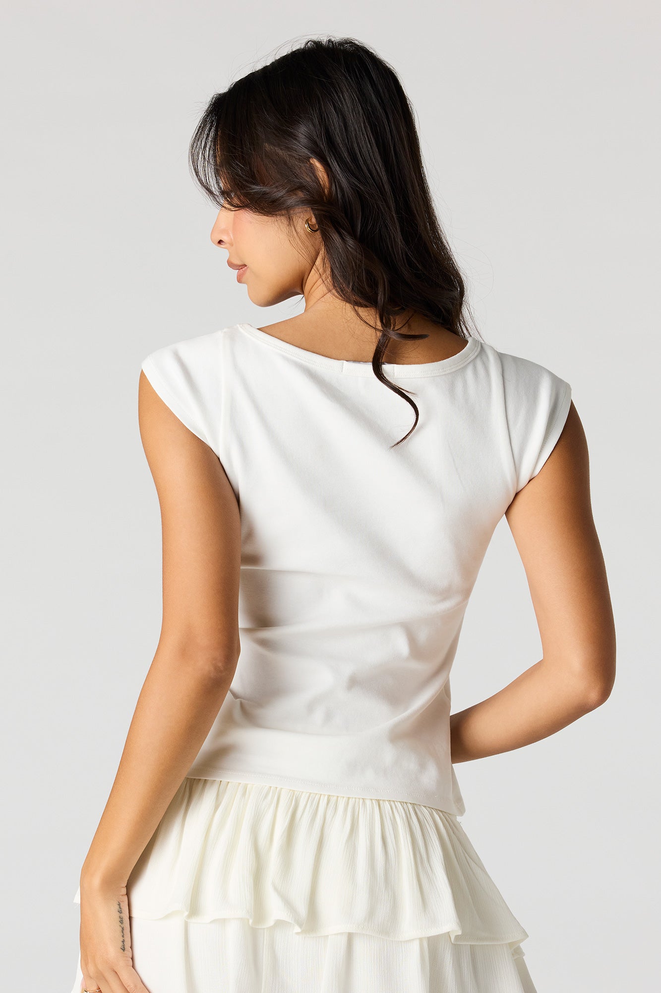 Graphic Boatneck T-Shirt
