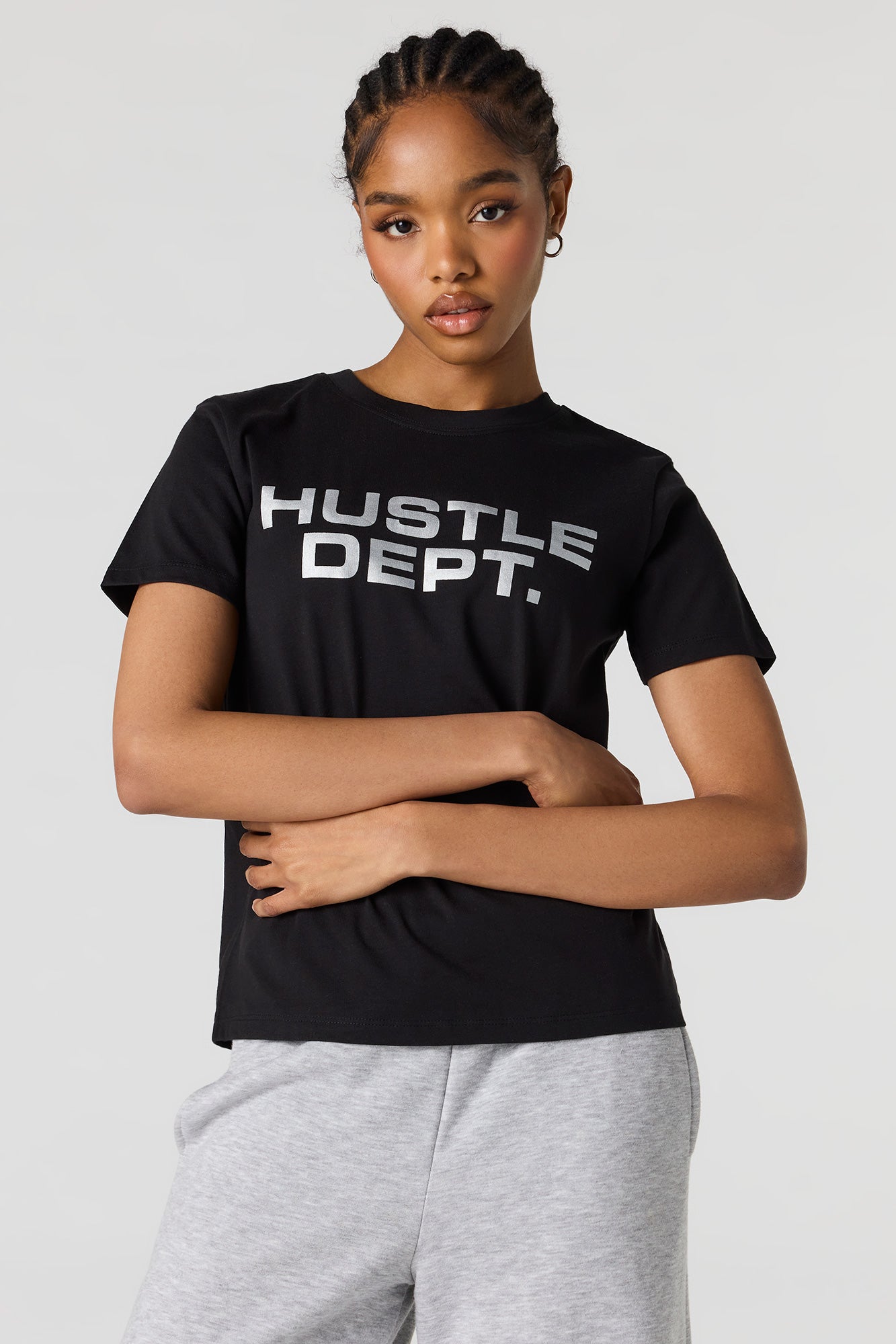 Hustle Department Graphic T-Shirt