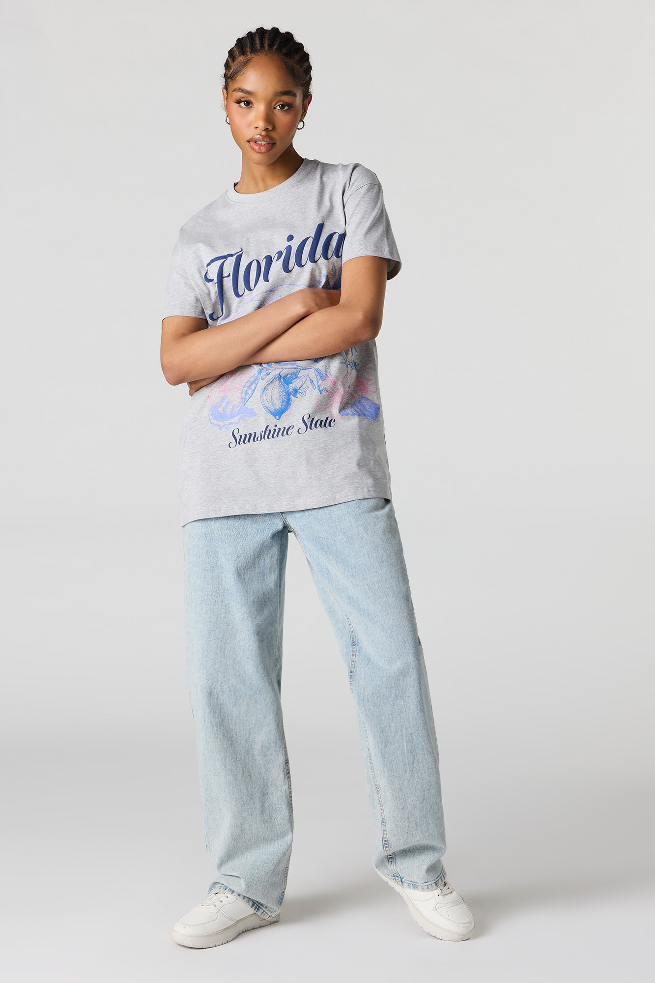 Florida Puff Print Oversized T-Shirt