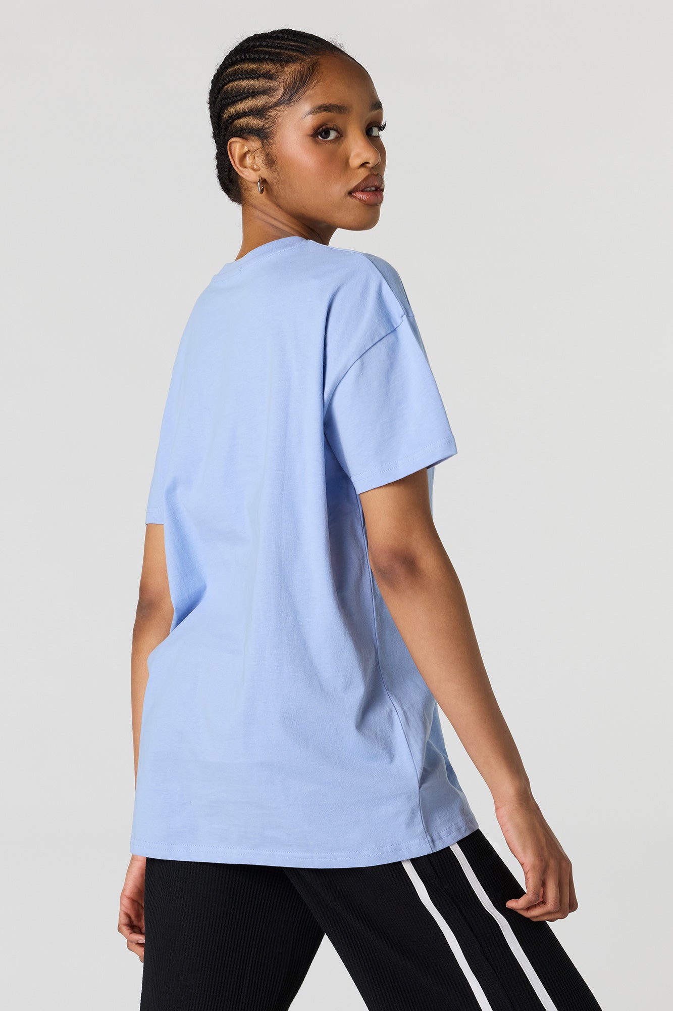 Flight HD Print Oversized T-Shirt