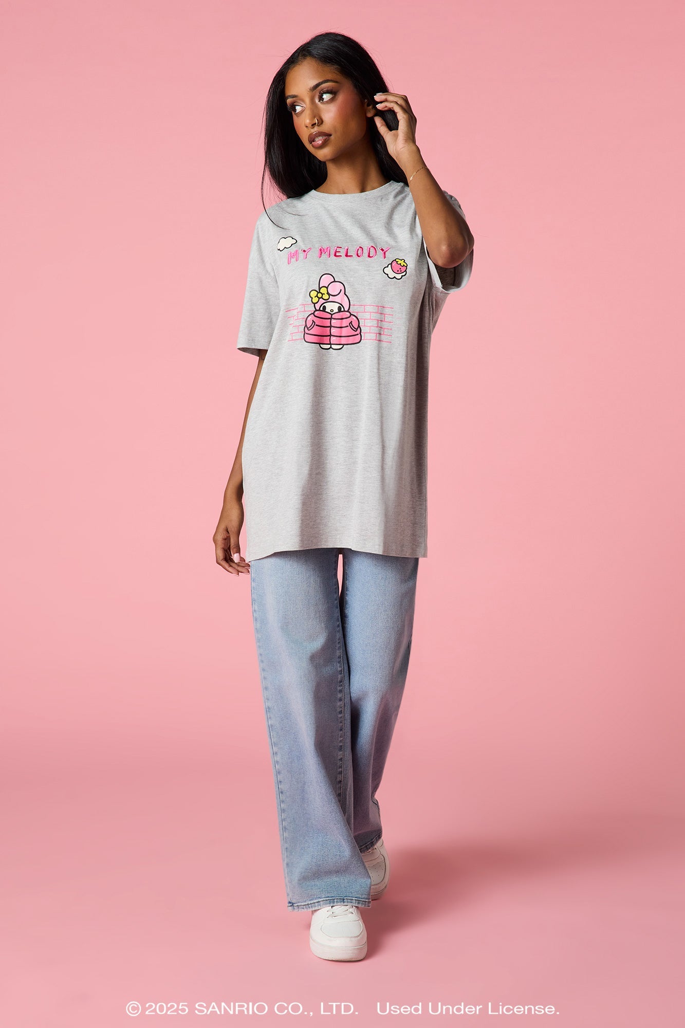 My Melody™ Embroidered Oversized T-Shirt