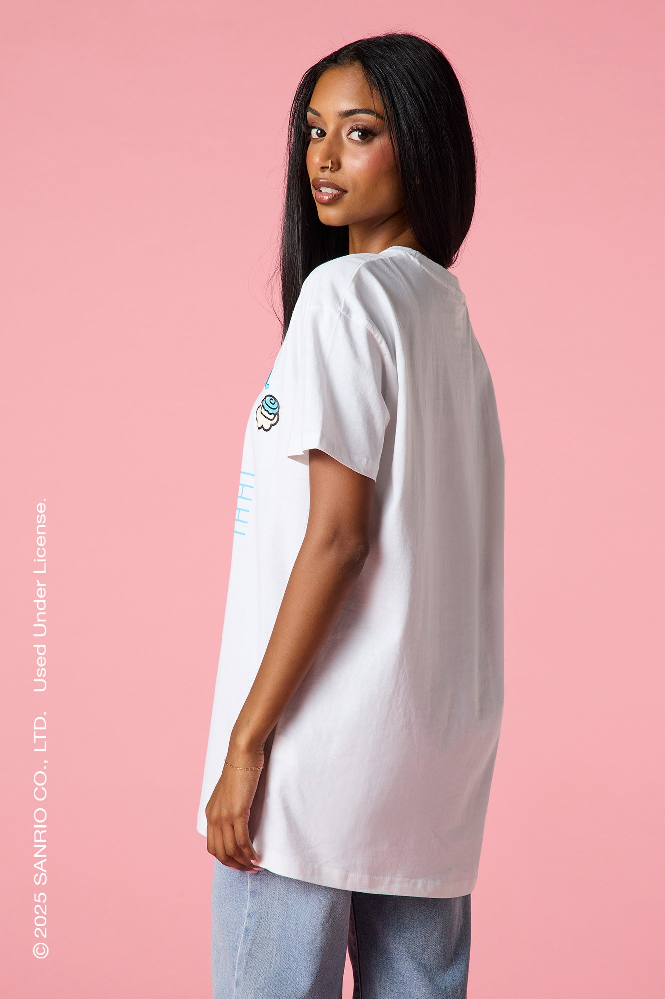 Cinnamoroll™ Embroidered Oversized T-Shirt