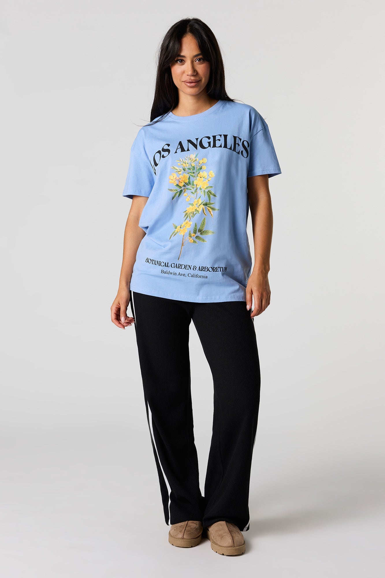 LA Floral Graphic T-Shirt
