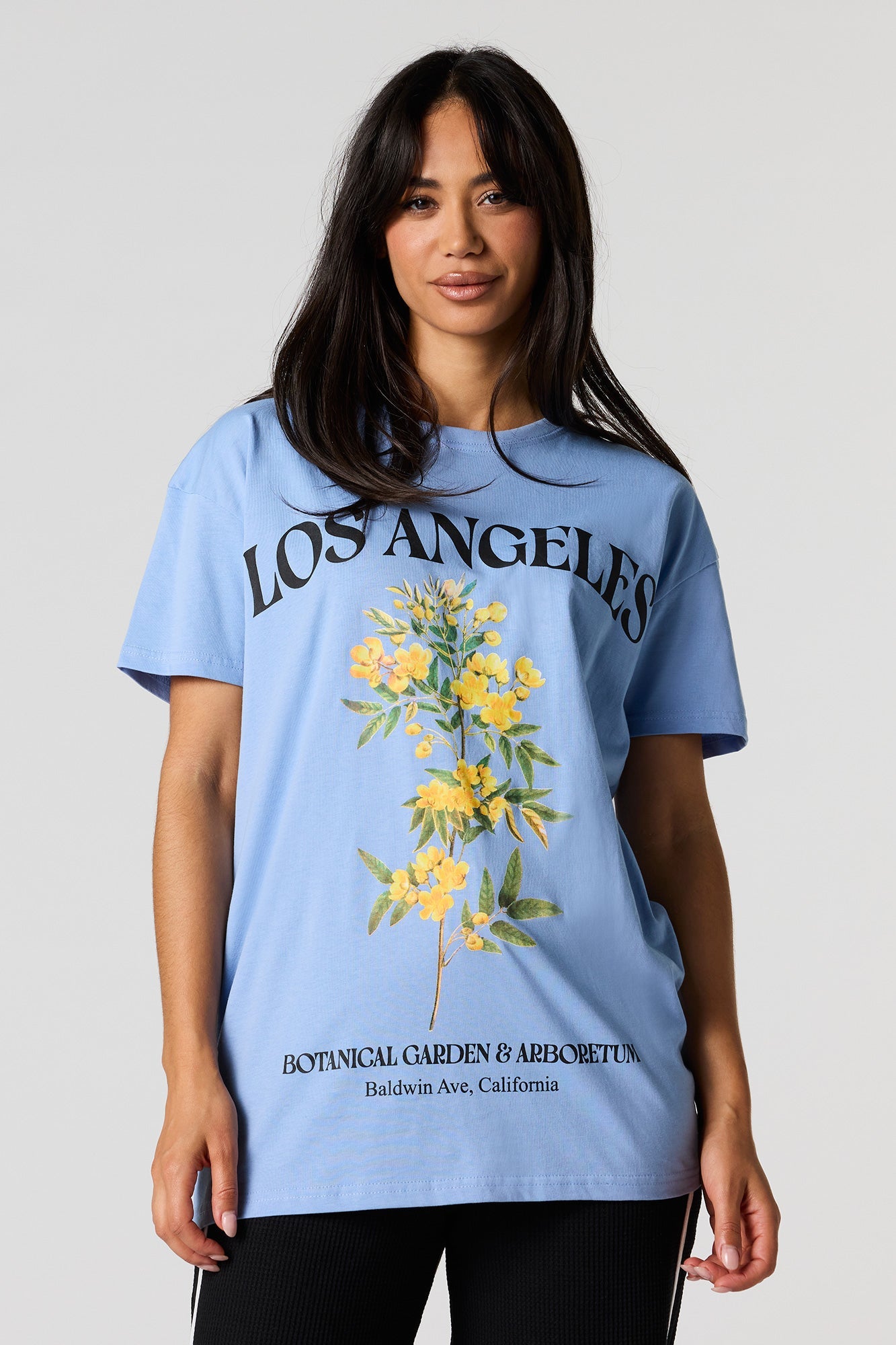 LA Floral Graphic T-Shirt
