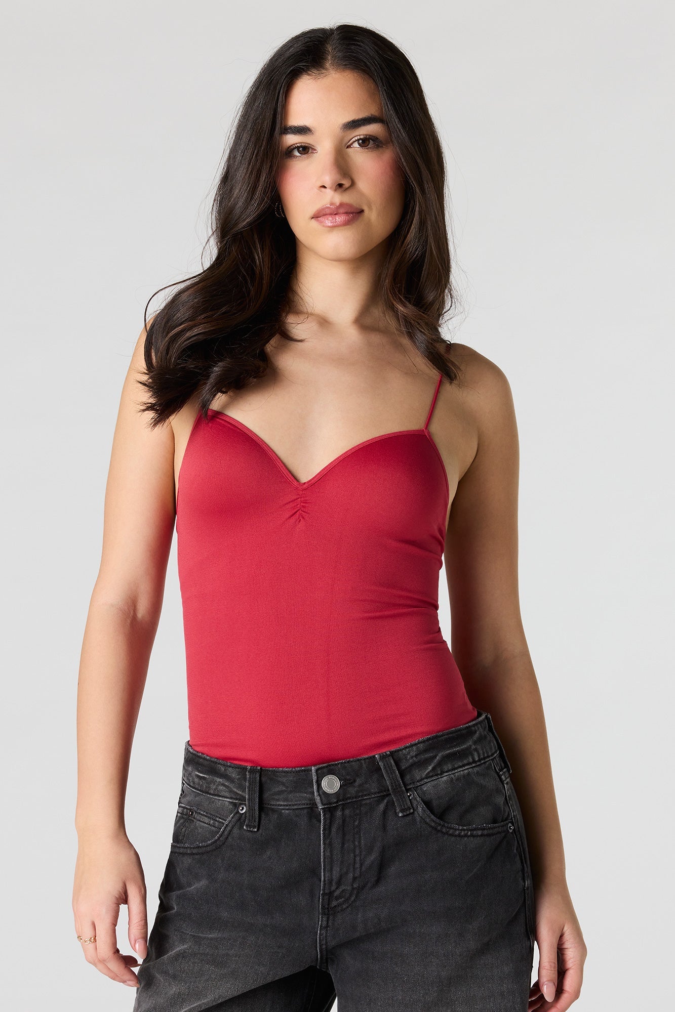 Braless Seamless Sweetheart Bodysuit