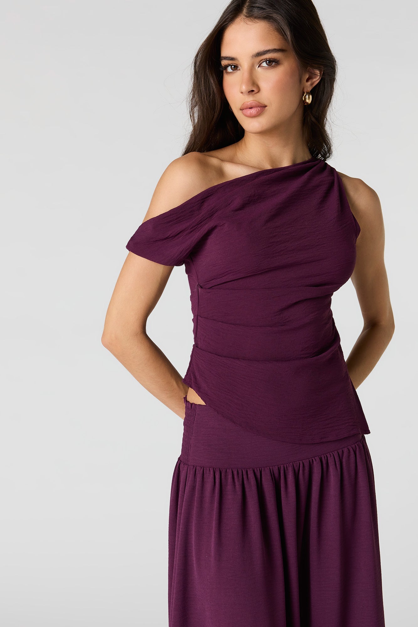 Textured Off Shoulder Top