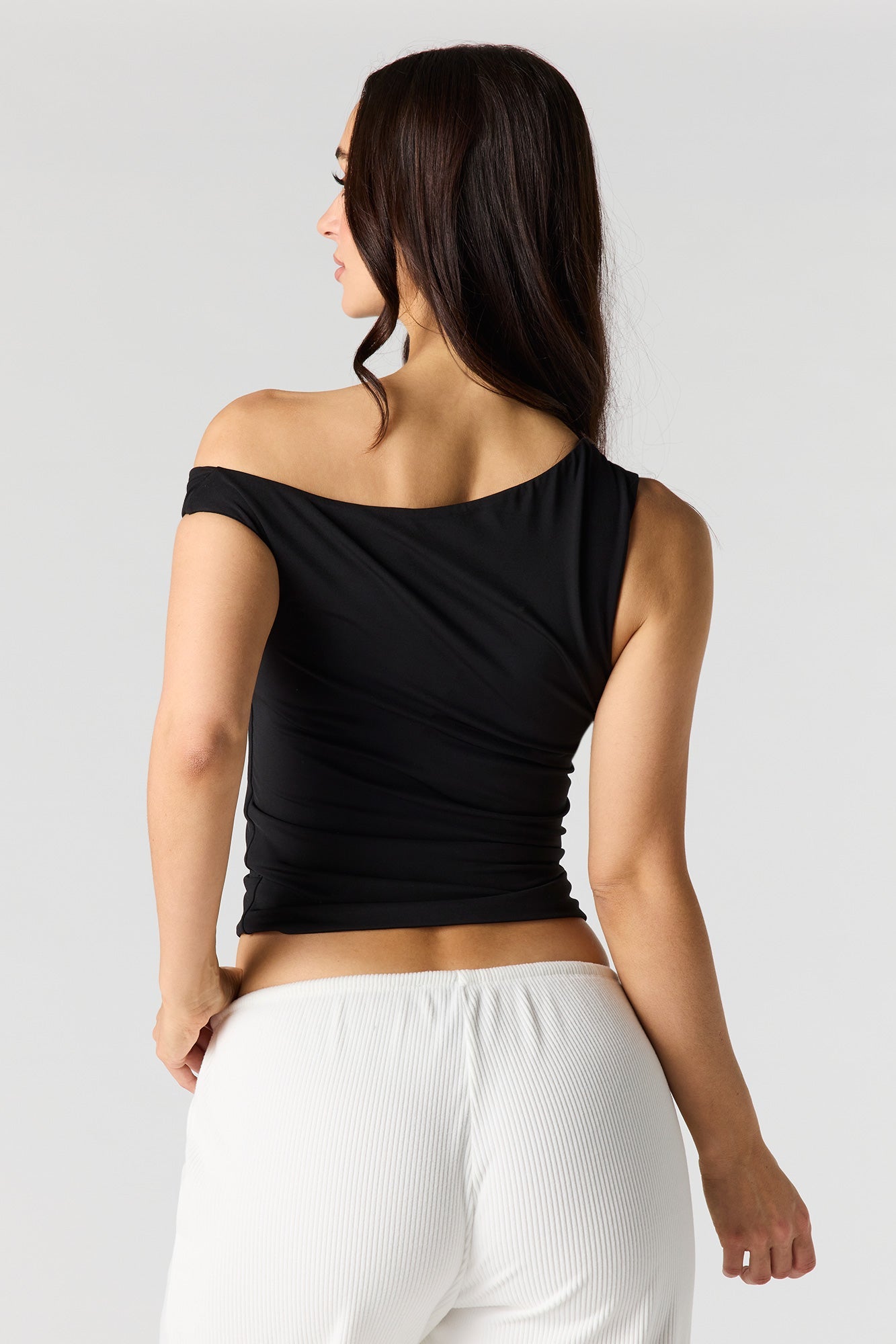 Ruched Twist Strap Tank