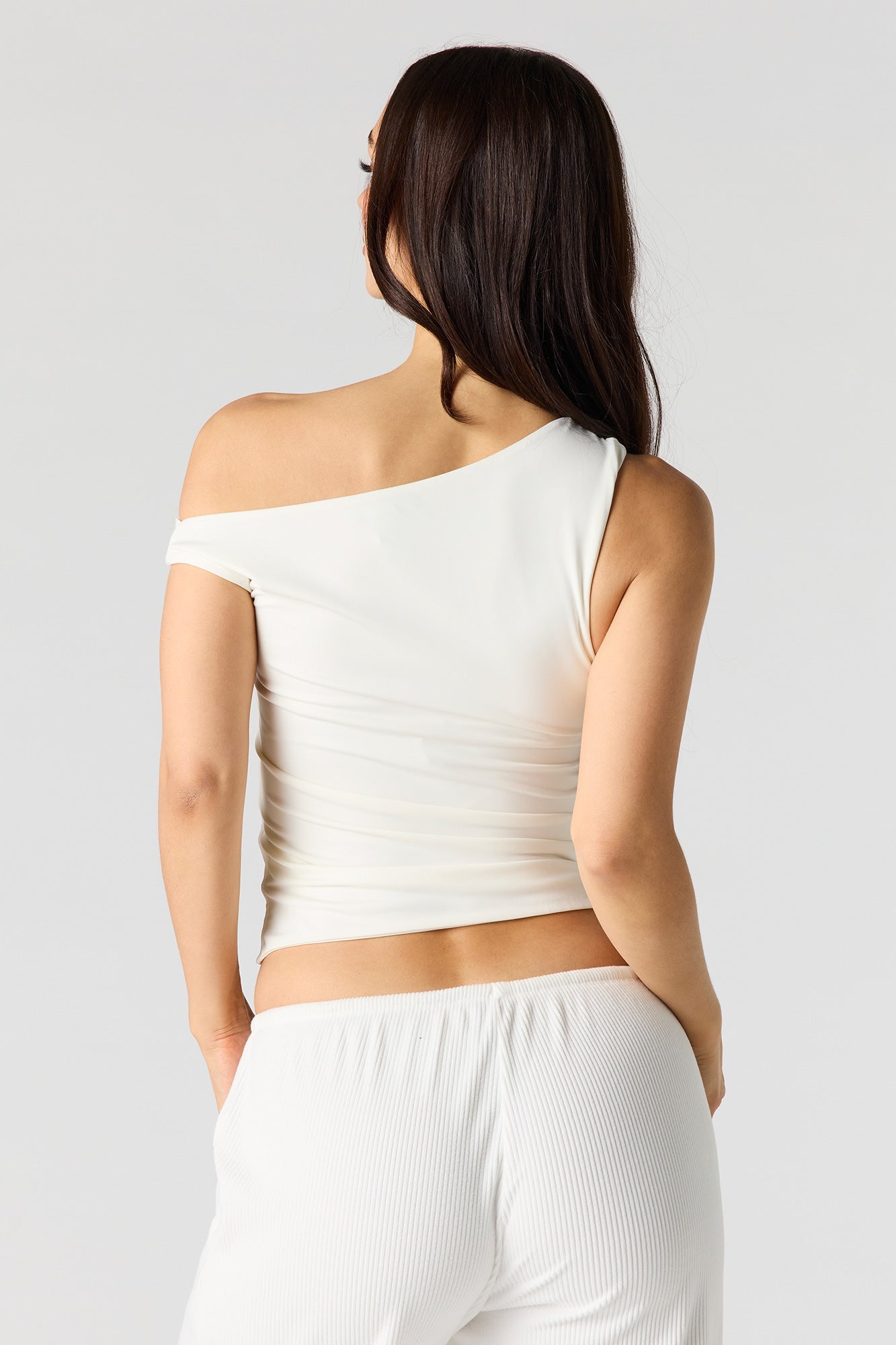 Ruched Twist Strap Tank