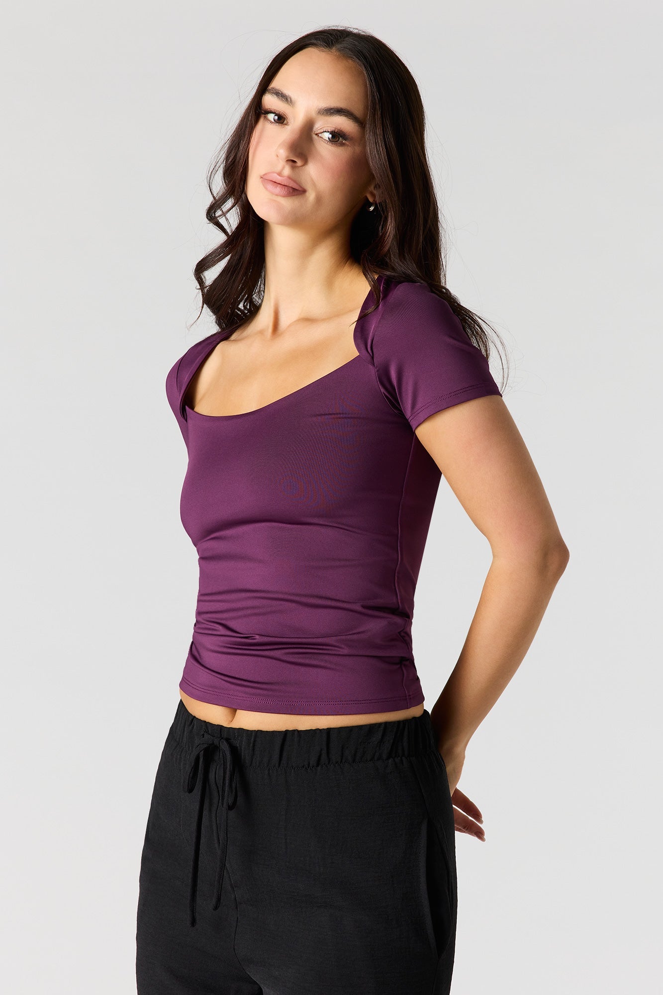 Contour Scoop Neck T-Shirt