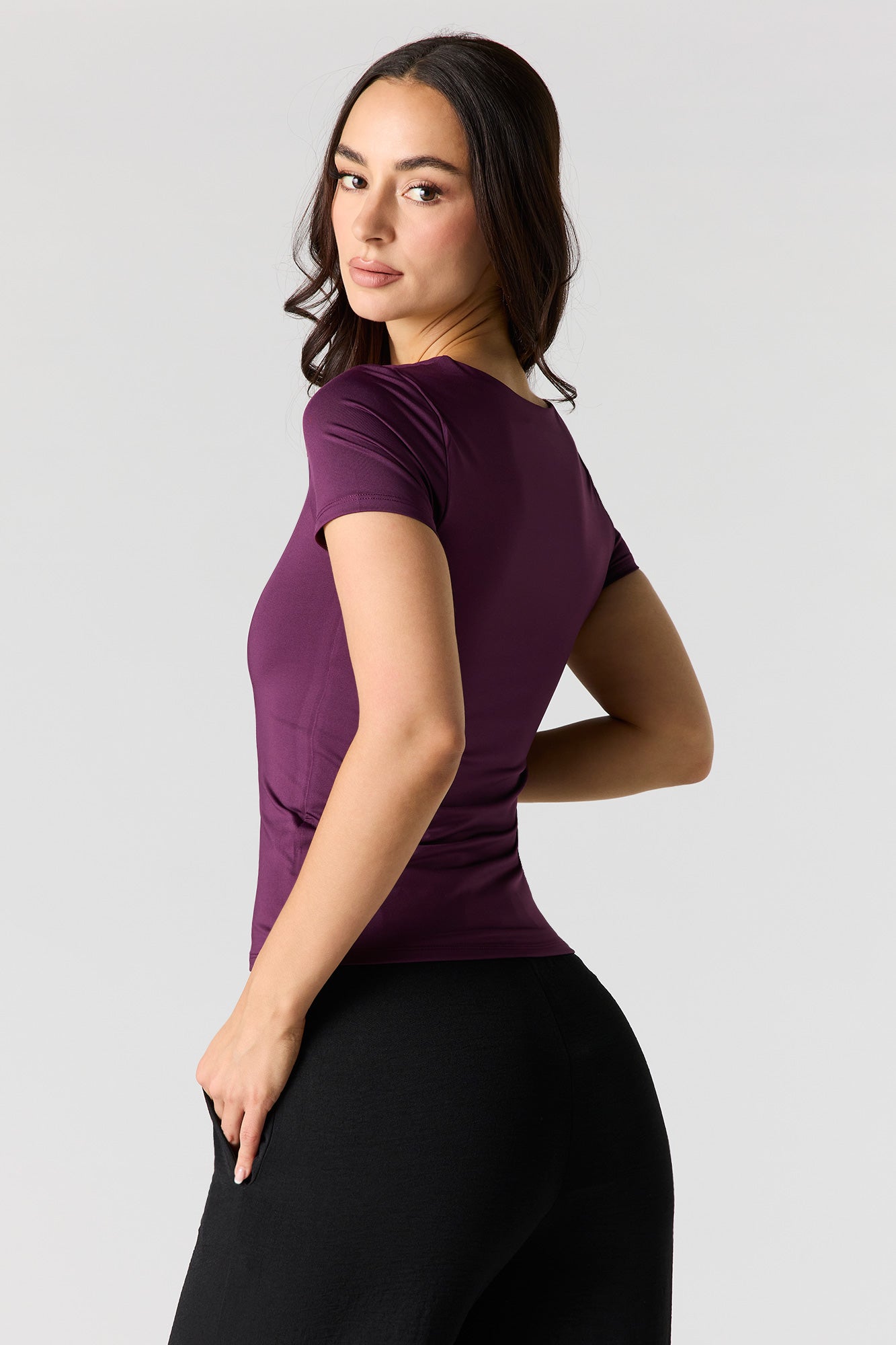 Contour Scoop Neck T-Shirt