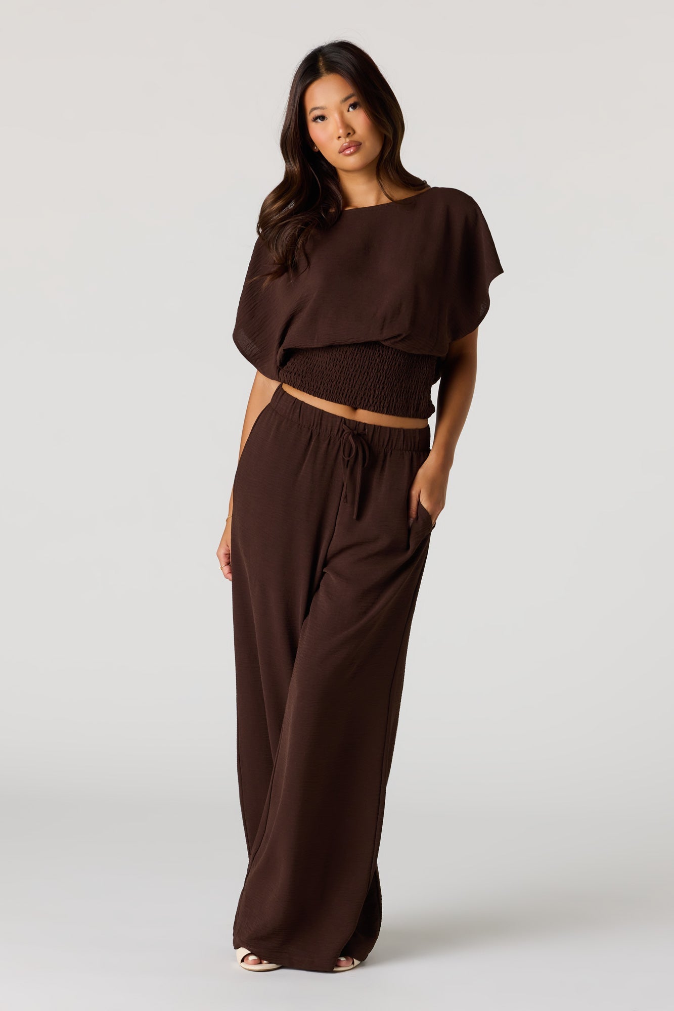 Wide Leg Drawstring Pant