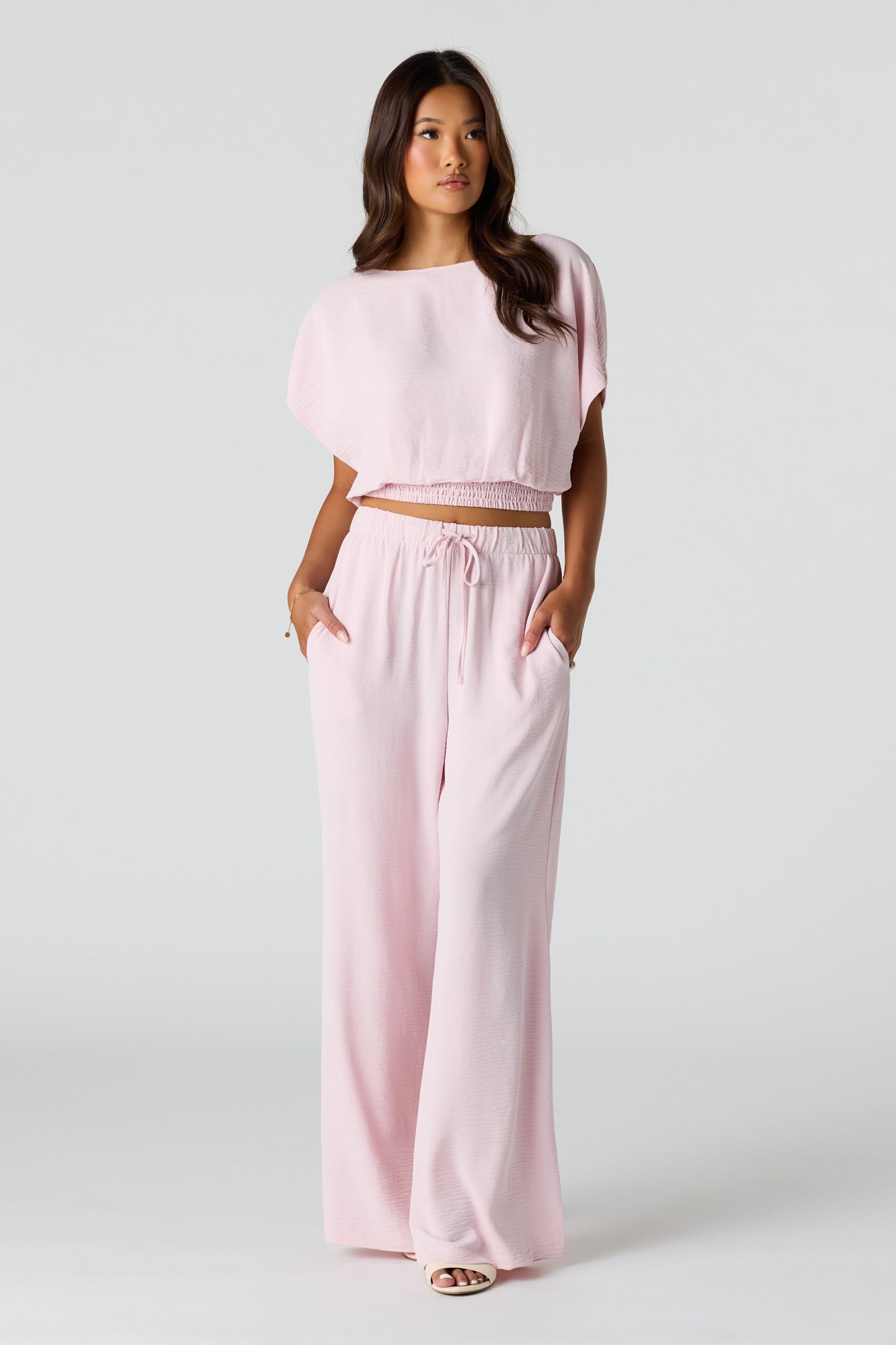 Wide Leg Drawstring Pant